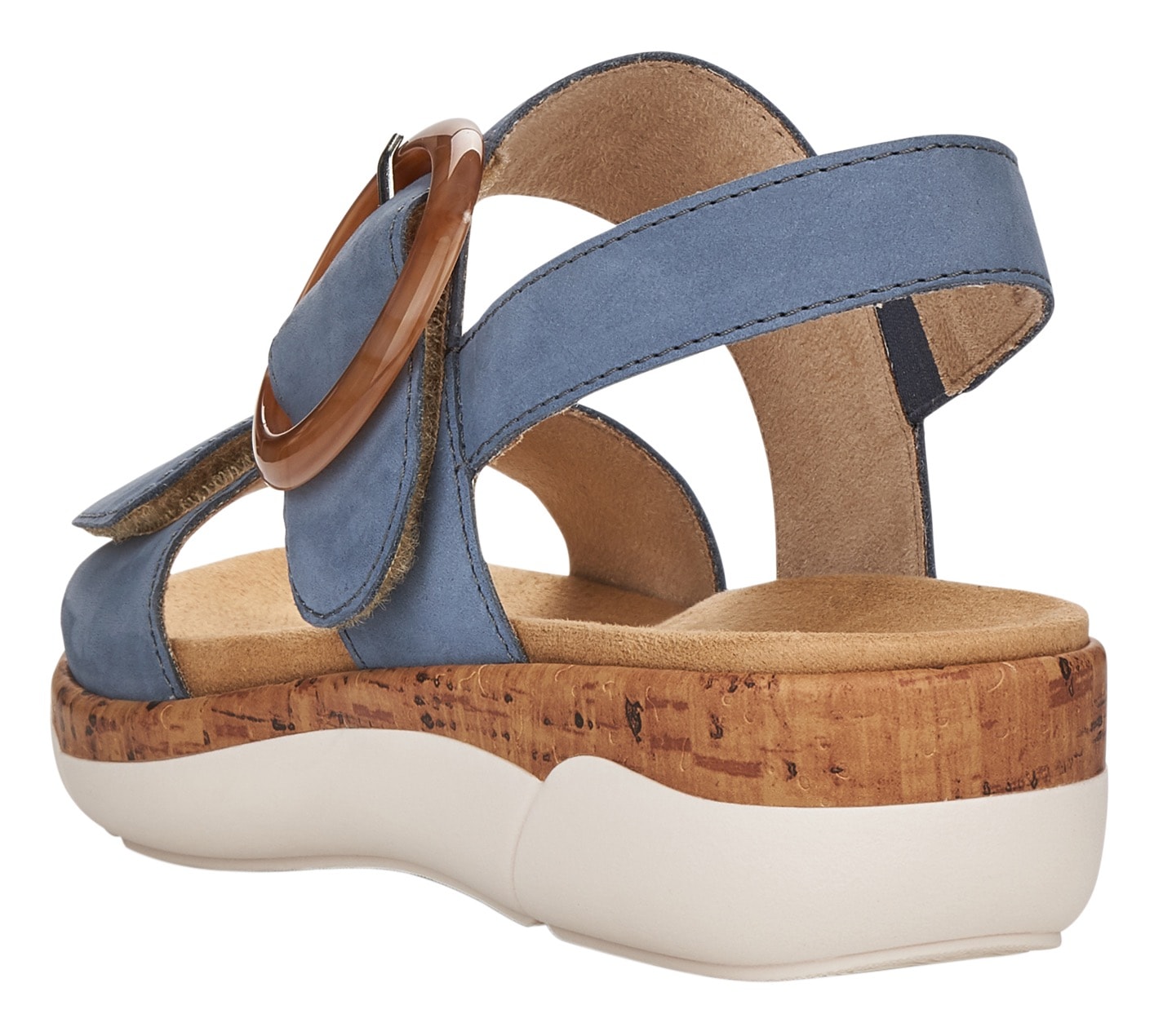 Remonte Riemchensandale, Keilabsatz, Sandalette, Sommerschuh mit herausnehmbarem Fußbett