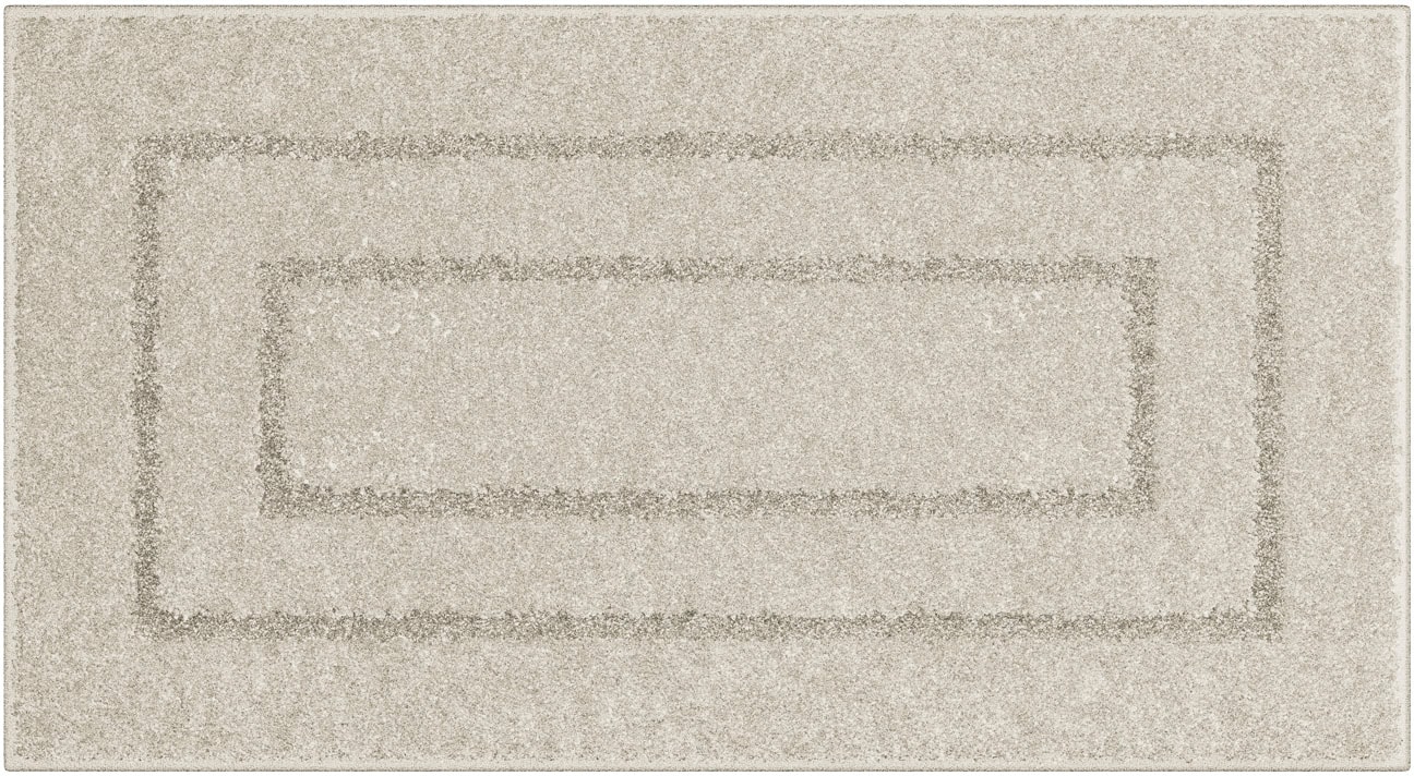 my home Badematte »Eliane«, rutschhemmend beschichtet, strapazierfähig, Badteppich, mit Hoch-Tief-Effekt