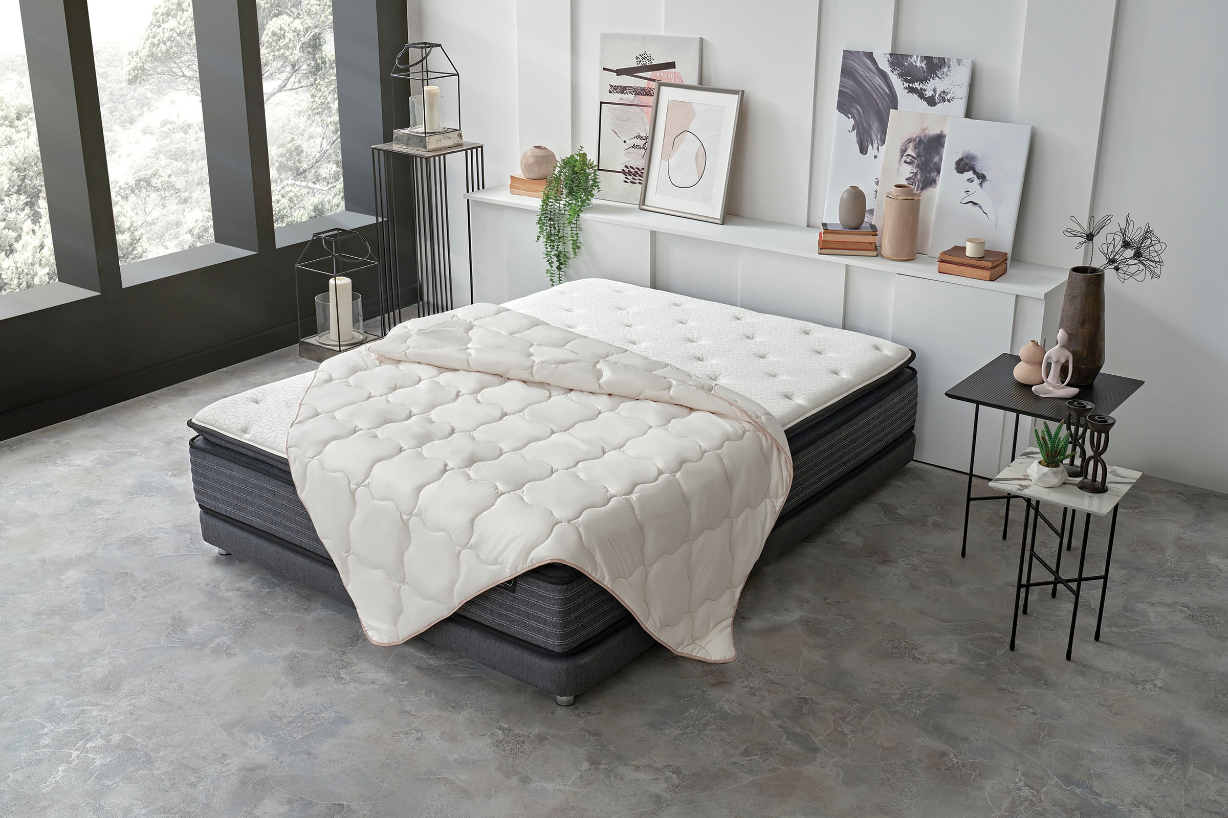 Yatas Bedding Naturhaarbettdecke »Superwashed Wolle, Bettdecke 135x200, 200 günstig online kaufen