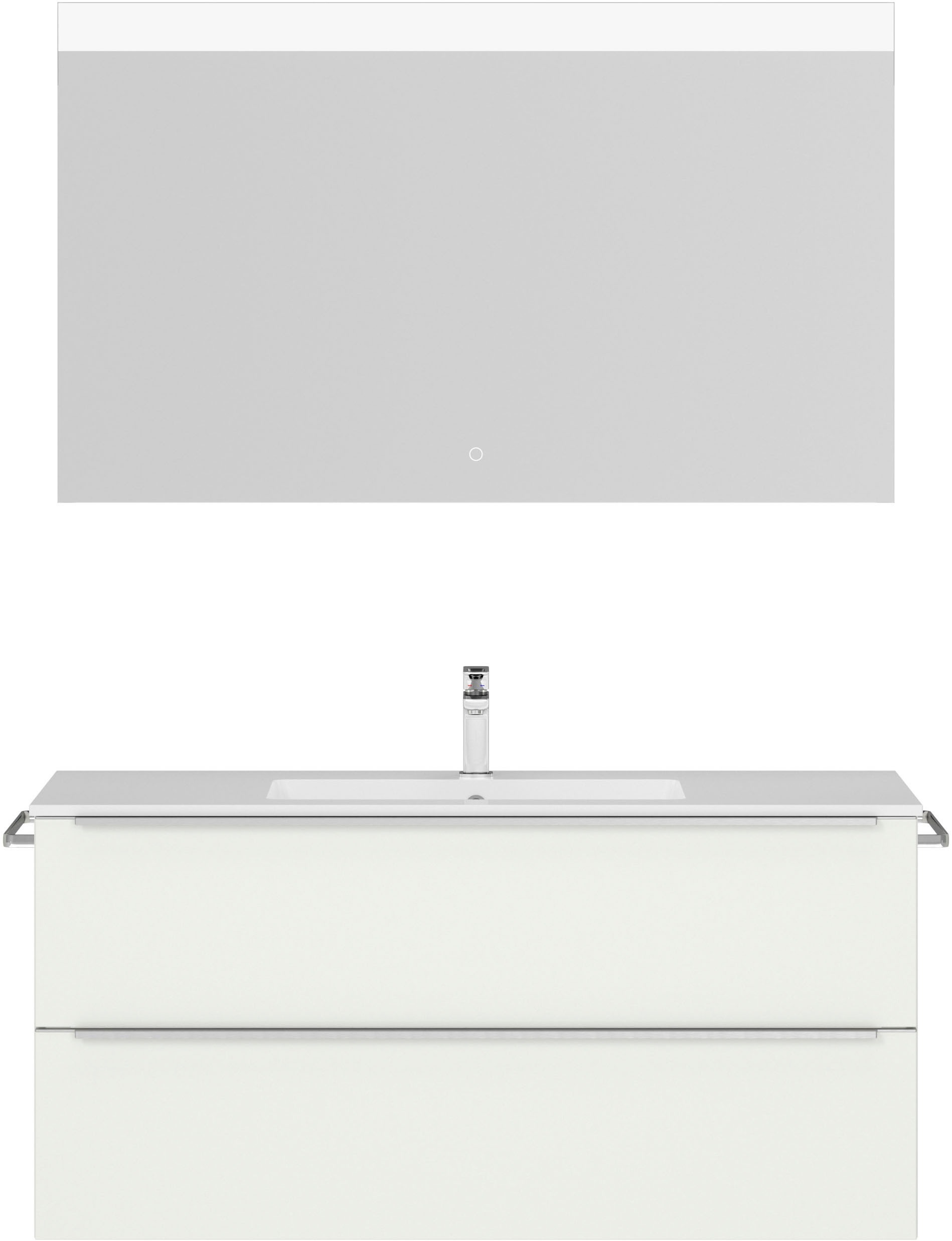 nobilia® Badmöbel-Set »Levere« vormontiert, mit Soft-Close, 2 Stk. tlg. günstig online kaufen