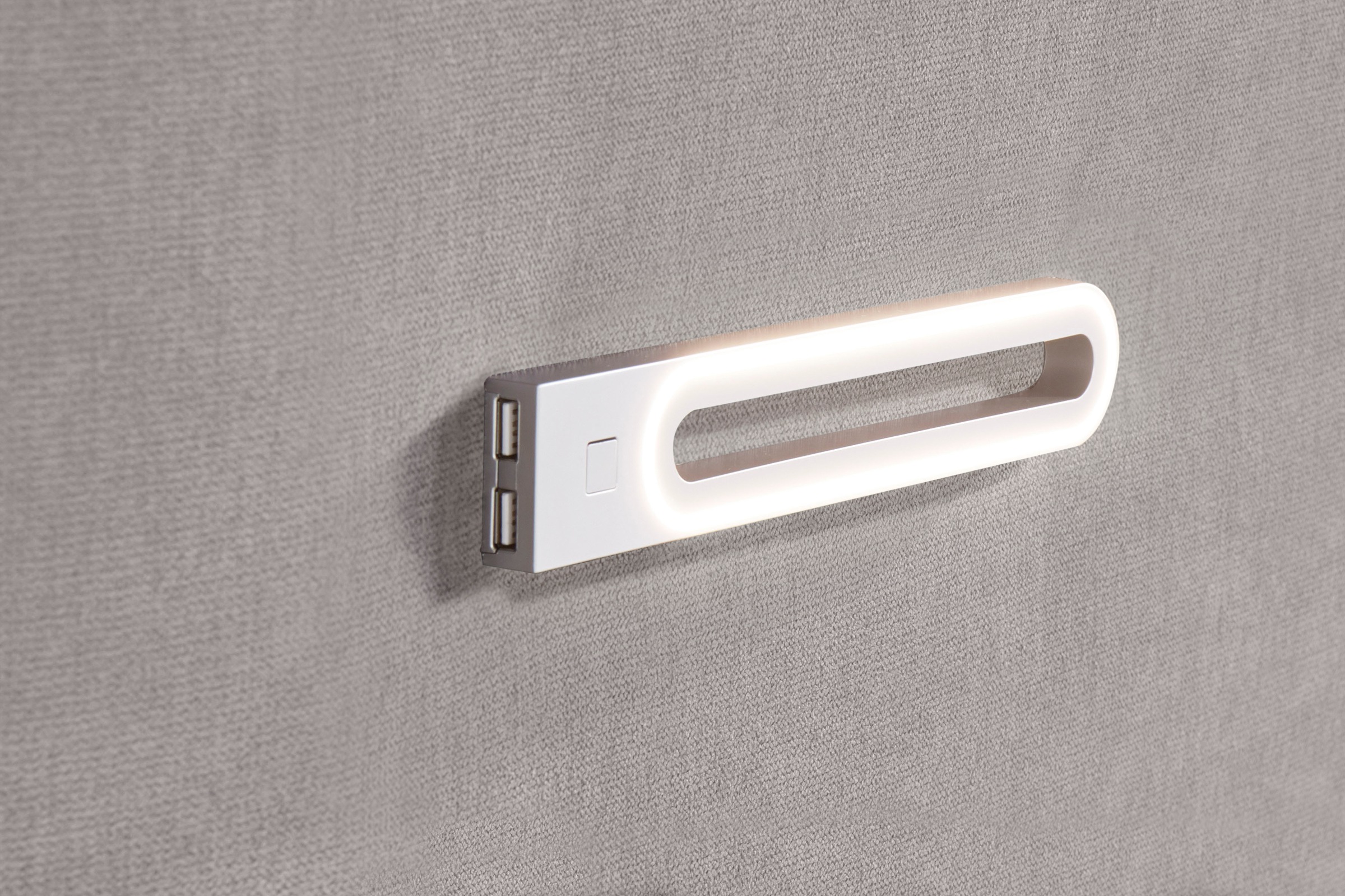 INOSIGN Boxbett »Luan«, Schubkästen, LED-Beleuchtung und Topper, in Breite 120 cm und 180 cm