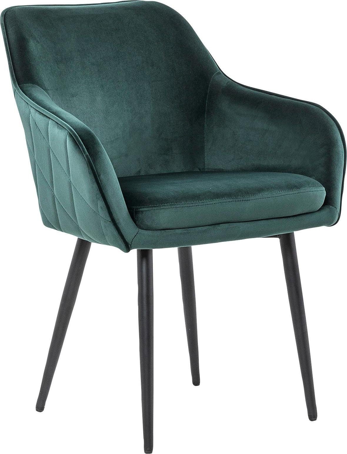 SalesFever Armlehnstuhl »Komfortabler Esszimmerstuhl mit Stil« () mit Diama günstig online kaufen