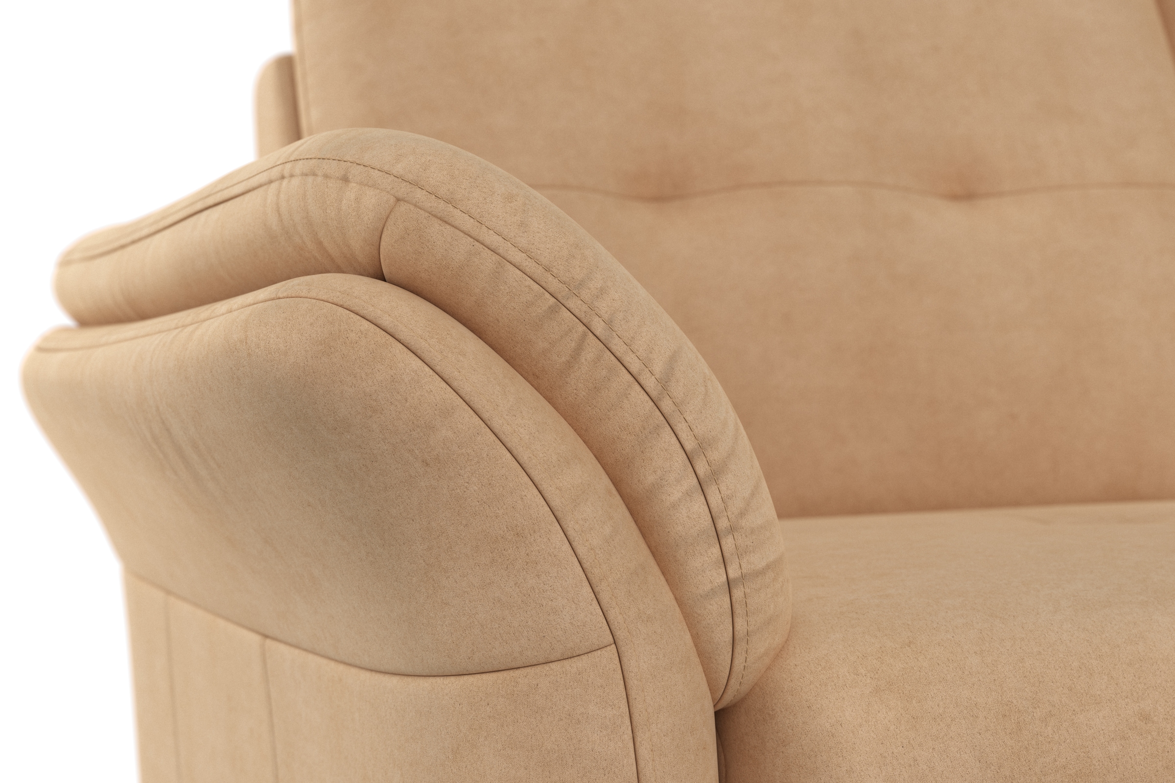 sit&more 2-Sitzer »Göteborg«, inklusive Sitztiefenverstellung und Federkern