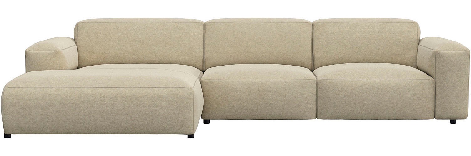 FLEXLUX Ecksofa »Lucera bequem und komfortabel durch hochwertigen Sitzaufba günstig online kaufen