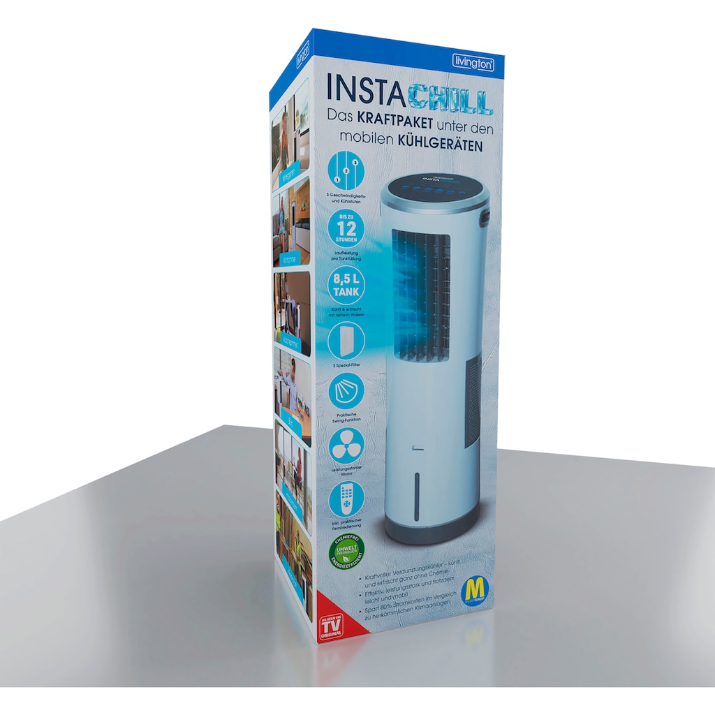 MediaShop Ventilatorkombigerät »InstaChill«, Luftkühler, 8,5 l Fassungsvermögen