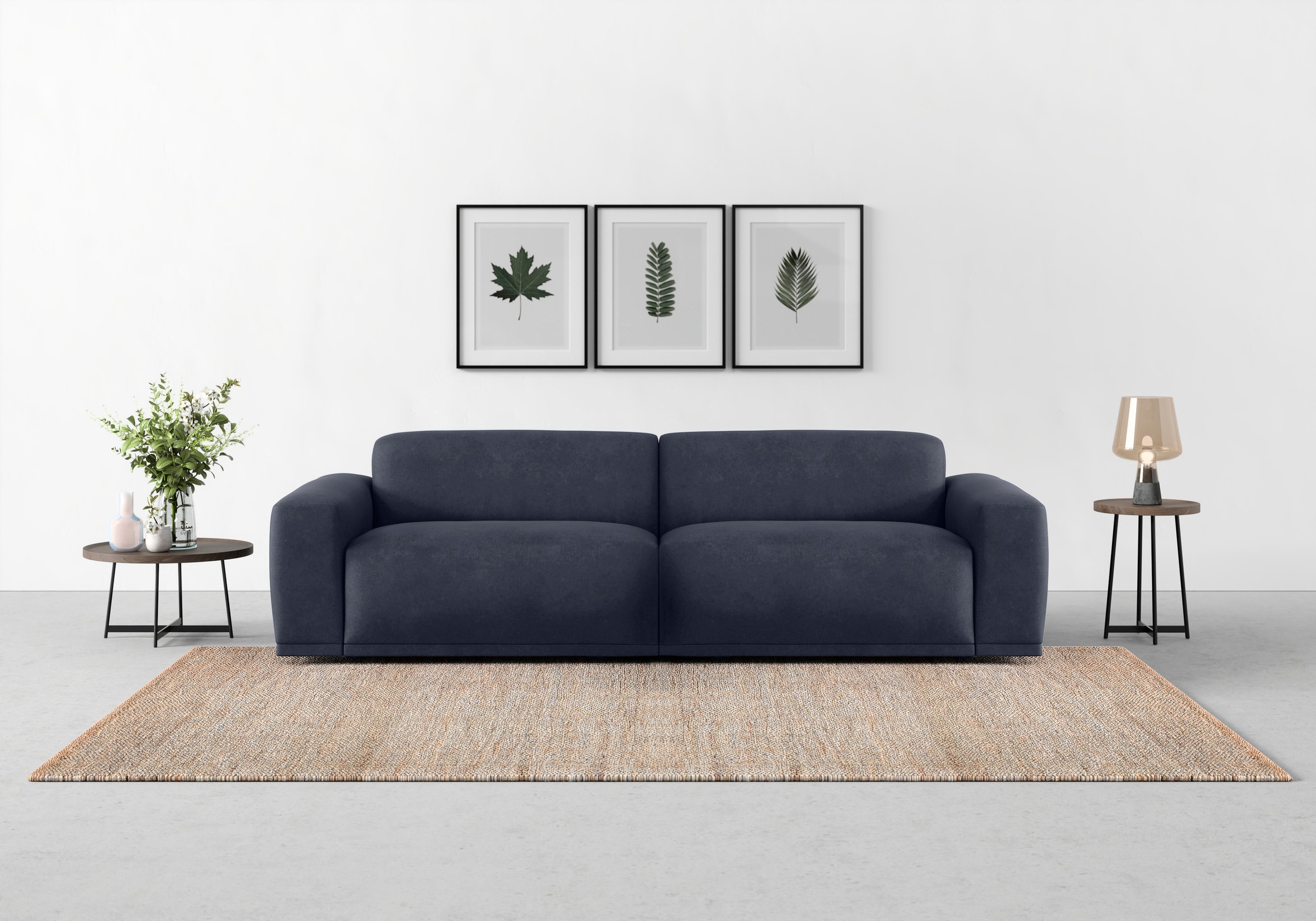 TRENDMANUFAKTUR Big-Sofa »Braga, mit hochwertigem Kaltschaum, Megasofa, in günstig online kaufen