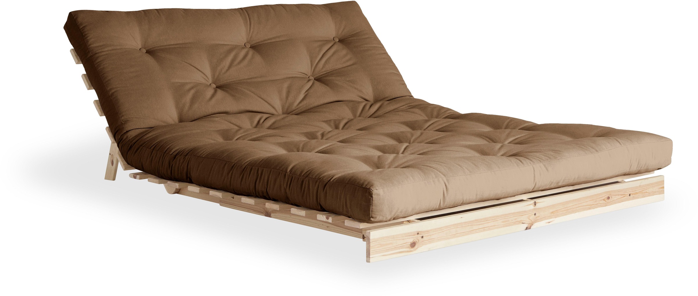 Karup Design Daybett »Roots Schlafsofa, Gästebett, Sofa inkl. Futonmatratze«, Liegefläche 90/140/160 x200 cm, FSC® zertifizierte Kiefer
