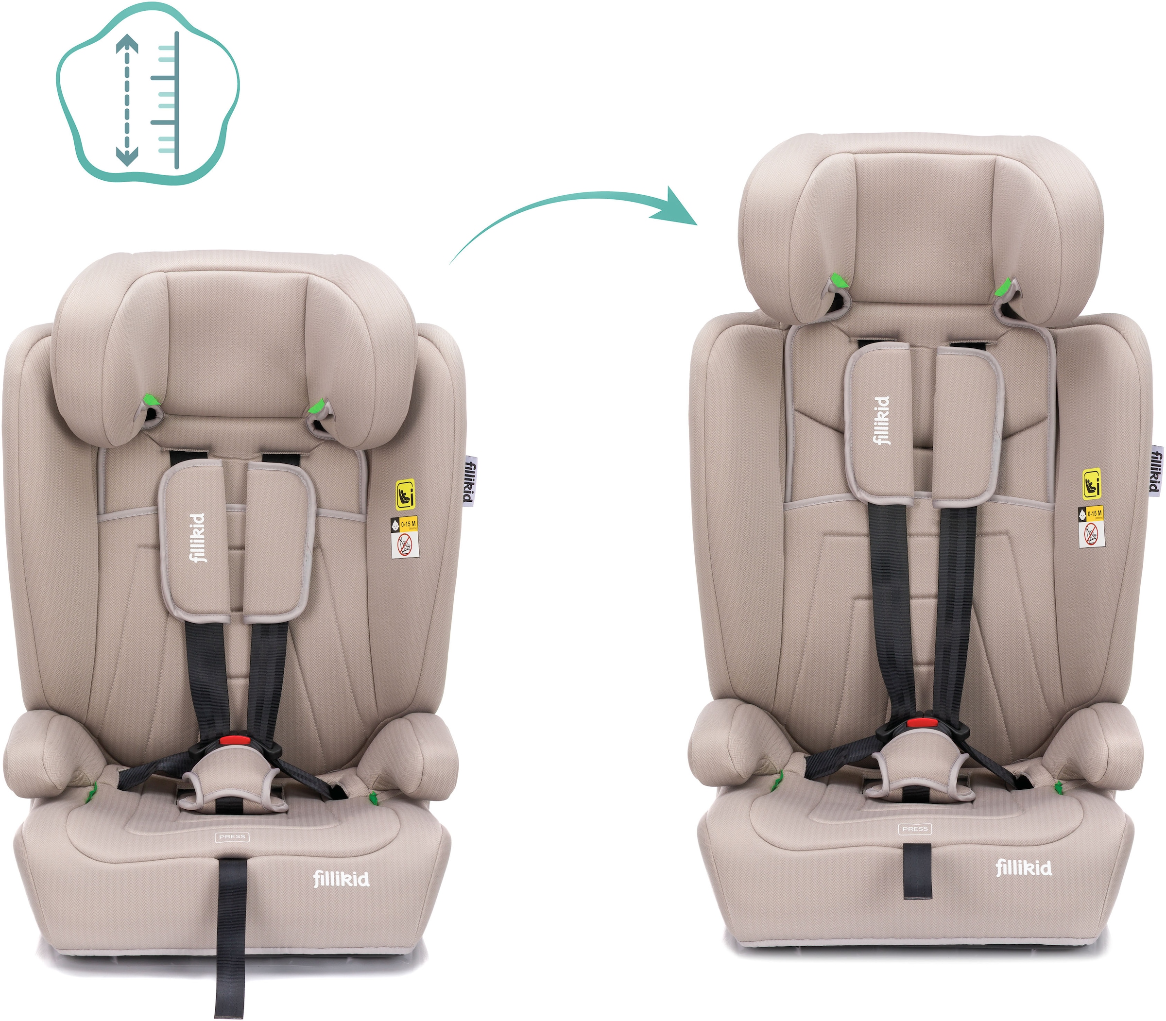 Fillikid Autokindersitz »Olli«