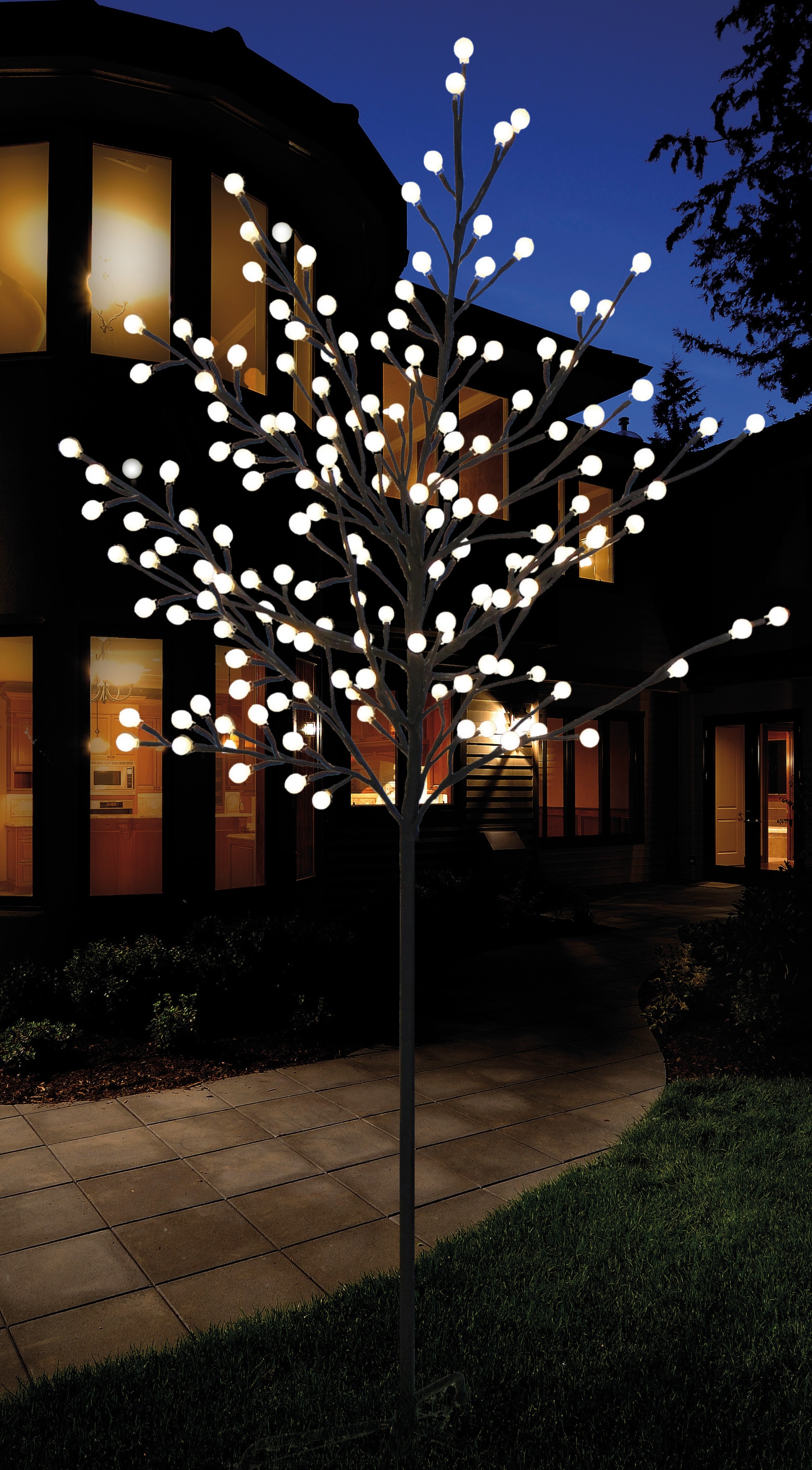 Creativ light LED Baum »Tanne, Weihnachtsdeko«, aus Glas, mit 12 LEDs, Höhe  ca. 33 cm online bestellen