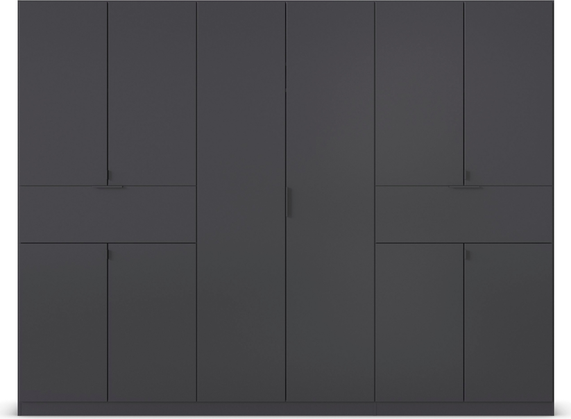 rauch Drehtürenschrank »Kleiderschrank Schrank Garderobe Wäscheschrank TICAO«, (Schubladen in der Höhe variabel positionierbar), mit 2 geräumigen Schubladen, viel Stauraum MADE IN GERMANY