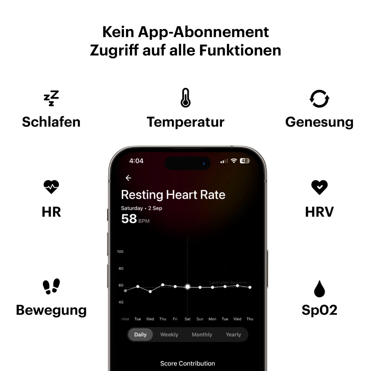 Ultrahuman Activity Tracker »Ring AIR - Größe 10«