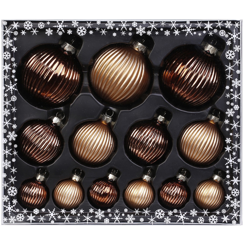 MAGIC by Inge Weihnachtsbaumkugel »Winter Toffee, Weihnachtsdeko, Christbaumschmuck«, (Set, 13 St.)