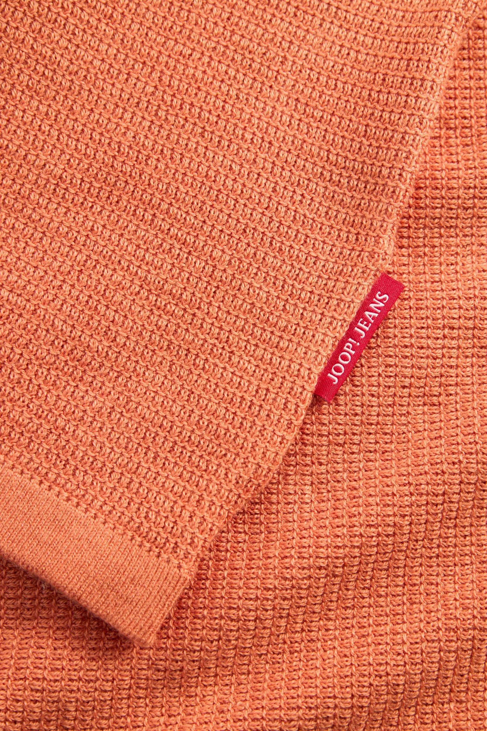 Joop Jeans Rundhalspullover »Svenor« mit feinem Strukturmuster