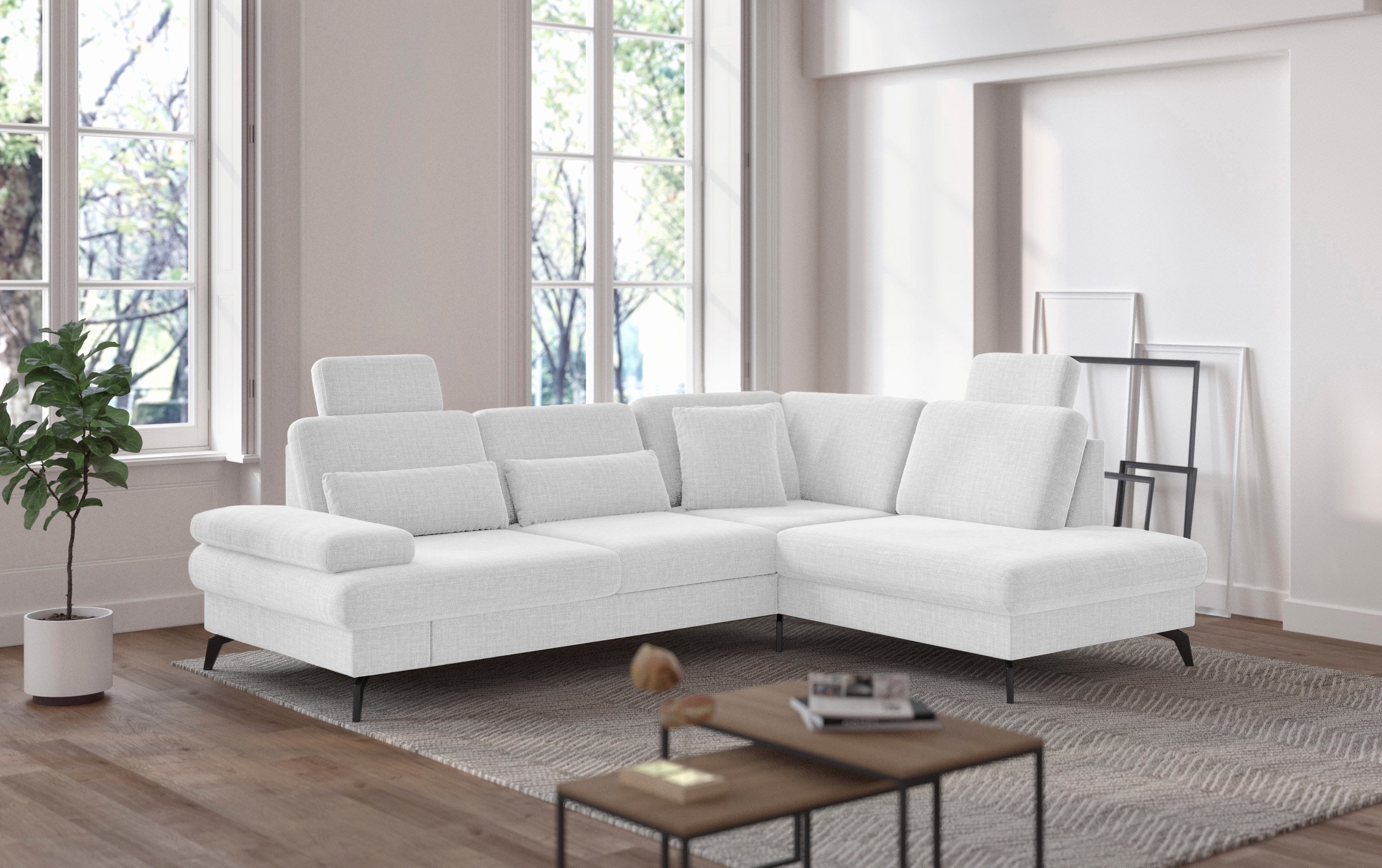 sit&more Ecksofa »Morris L-Form, inkl. Sitztiefenverstellung«, wahlweise mi günstig online kaufen