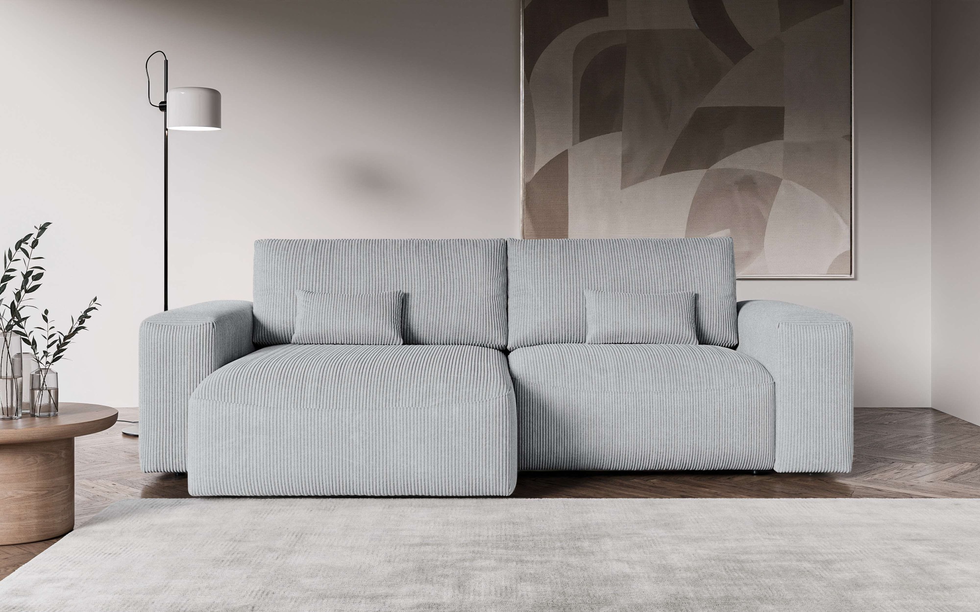 OTTO home Ecksofa »MATTS Schlafsofa mit Bettkasten, Maße B/T/H: 265/159/89 günstig online kaufen