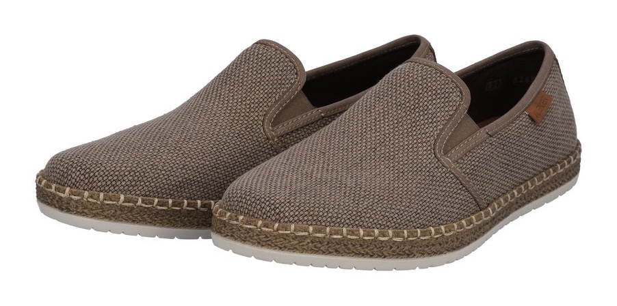 Rieker Espadrille, Slipper, Strandschuh, Sommerschuh mit Stretcheinsätzen