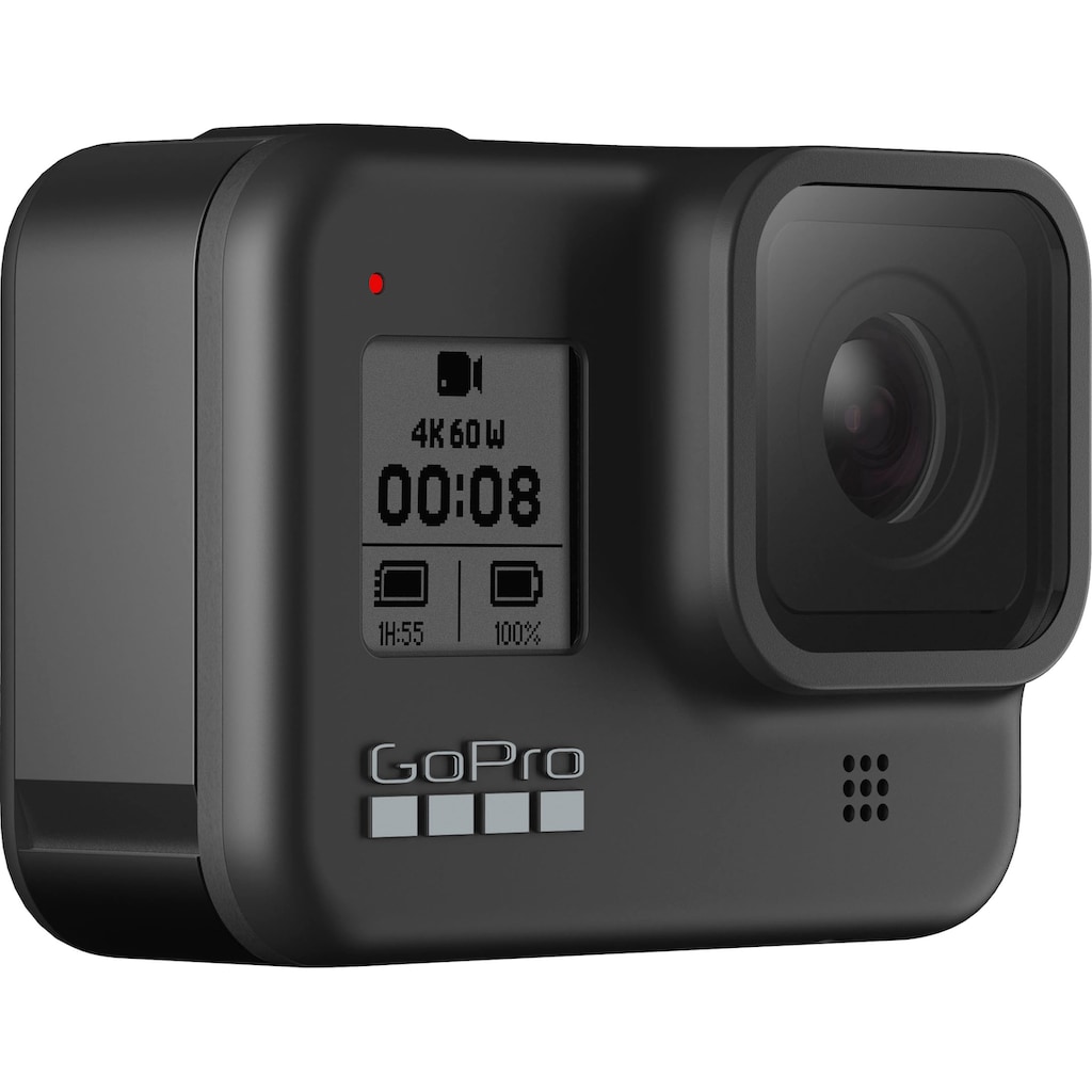 GoPro Camcorder »Hero 8 Accessory Hard Bundle«, 4K Ultra HD, WLAN (Wi-Fi)-Bluetooth
