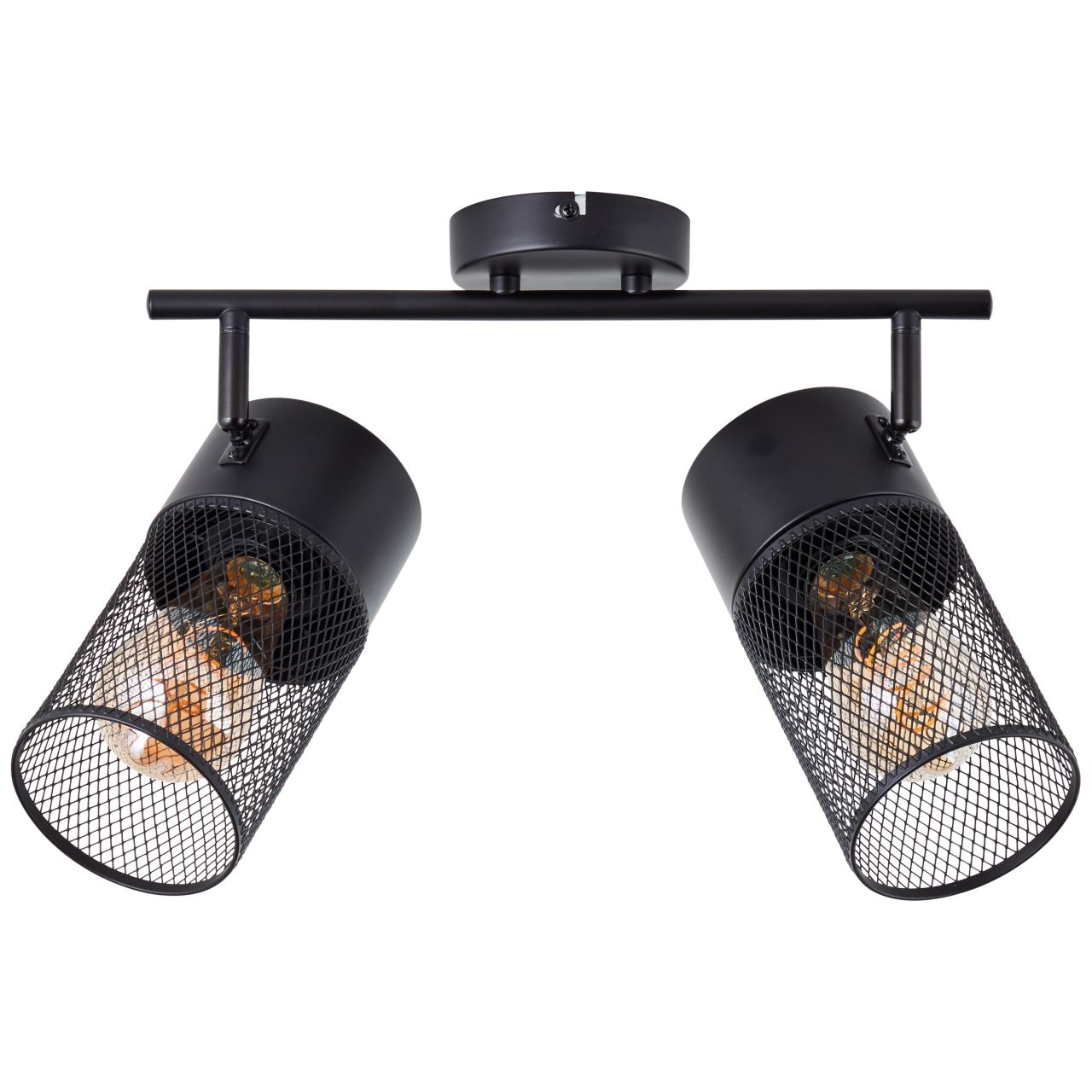 Brilliant Deckenstrahler »Kamolo«, 2 flammig, Leuchtmittel E27 | ohne Leuchtmittel, schwenkbar - 2 flammig - dimmbar - 35cm Breite - E27 Fassung
