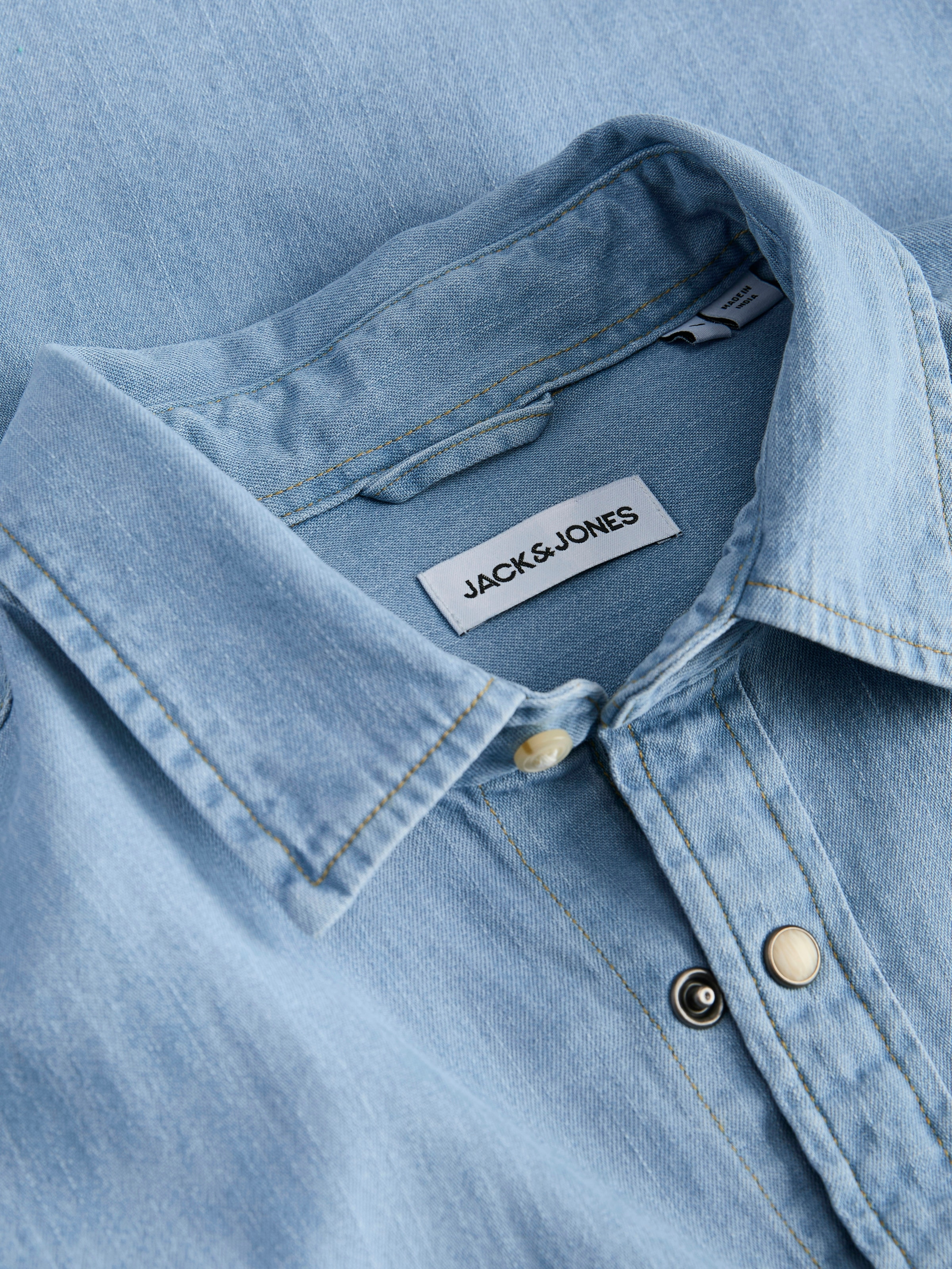 Jack & Jones Langarmhemd »JJESHERIDAN SHIRT L/S NOOS« mit angesetzter Brusttasche