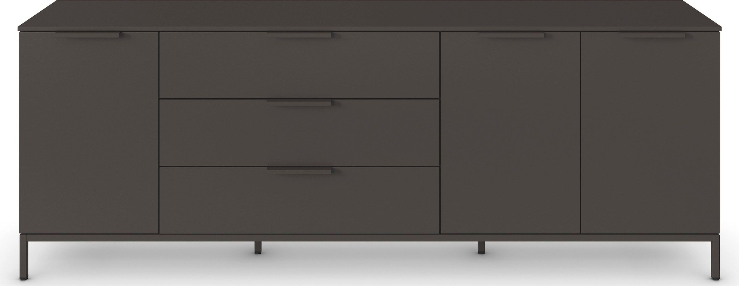rauch Kombikommode »Kommode Türkommode Sideboard Kombikommode FLIPP«, (Breite 200 cm mit 2 Einlegeböden), 3-türig mit 3 Schubladen und Soft-Close-Funktion
