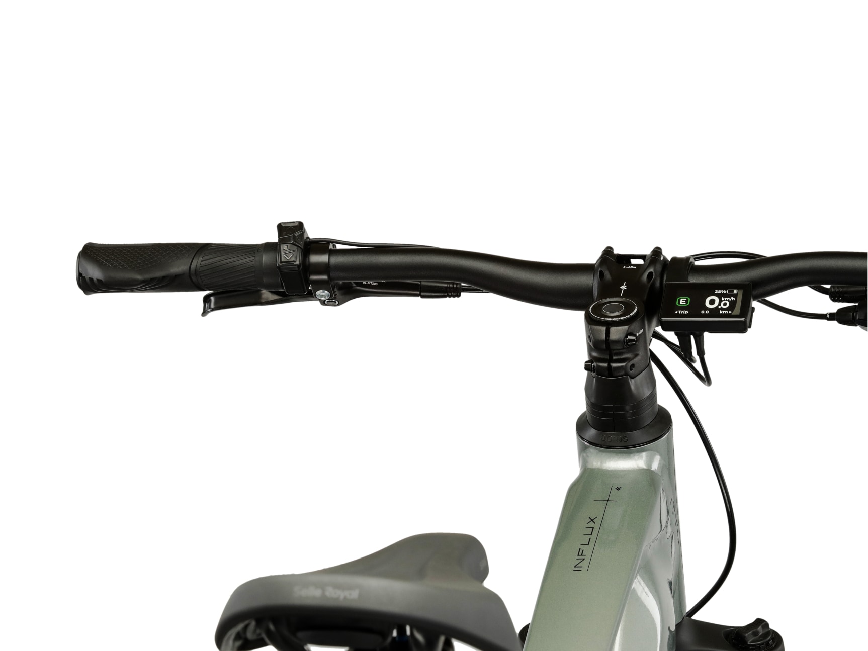 Kross »Influx Hybrid 1.0 20Ah/720Wh 29 Zoll grau 9 Gänge 2026« 9 Gang Shimano CUES U4000 Schaltwerk Kettenschaltung Mittelmotor 250 W