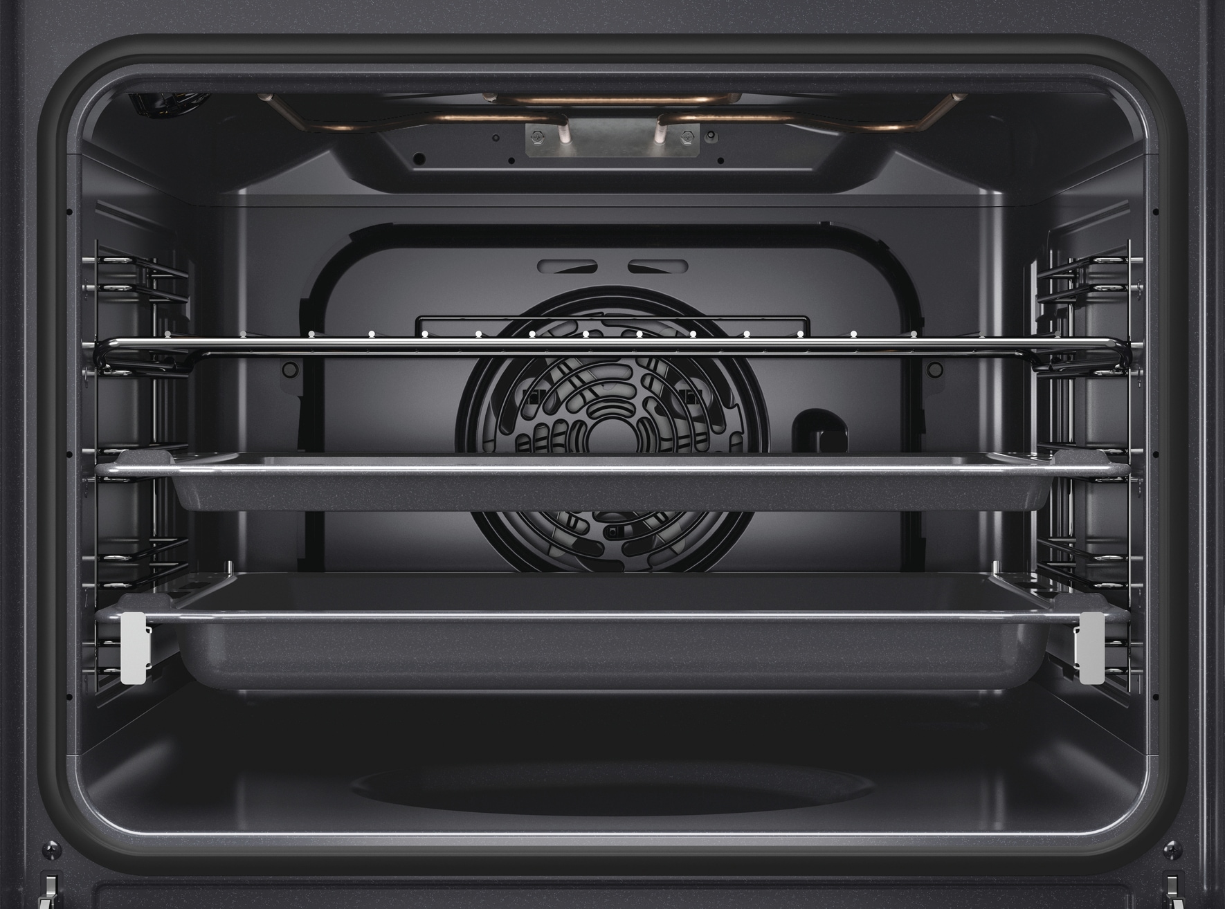 BAUKNECHT Backofen-Set »BAKO 760 Steam IN«, mit 1-fach-Teleskopauszug, (Set, 2 St.), GentleSteam - für ein saftiges Inneres und ein knuspriges Äußeres