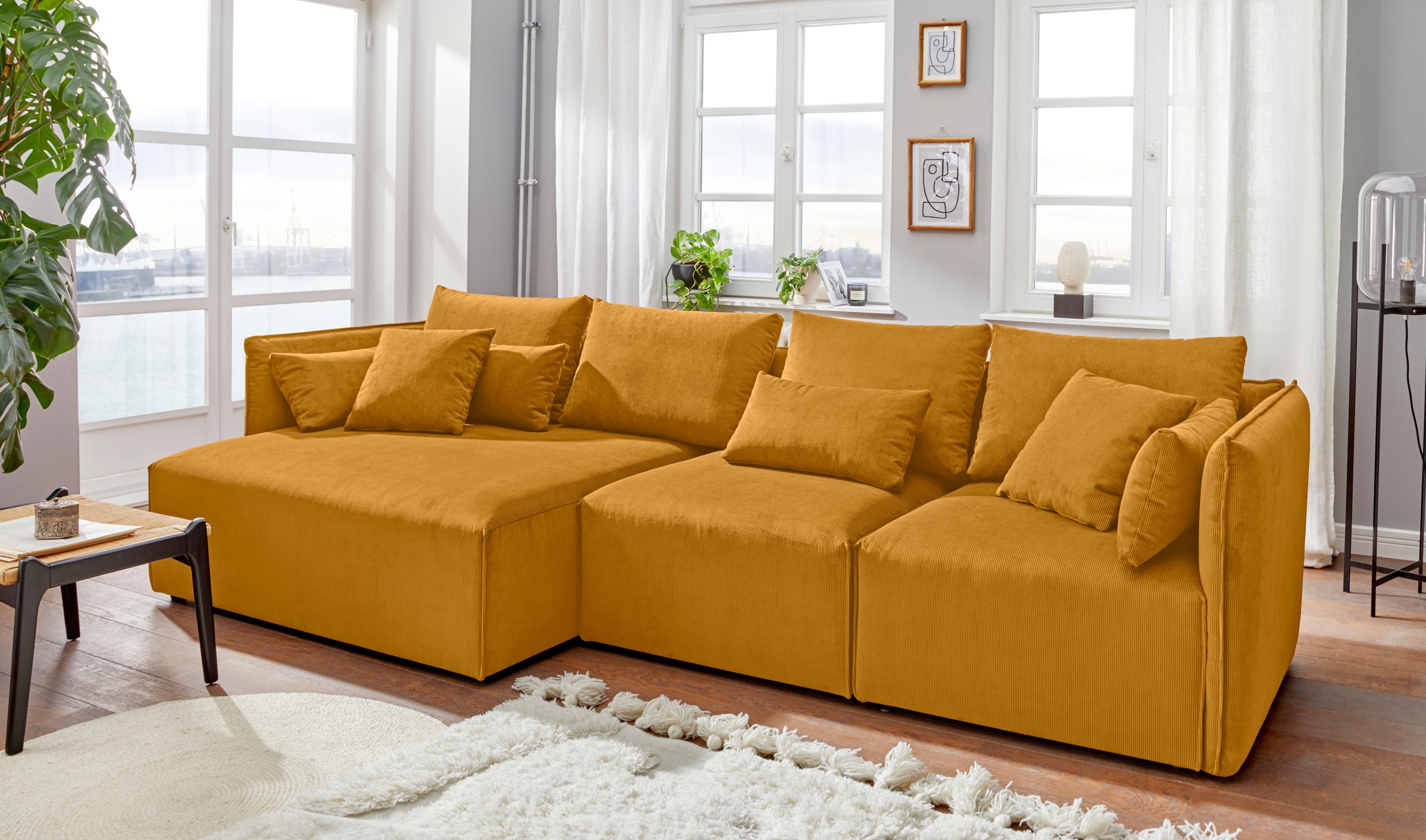 andas Ottomane »Nöre«, kurzes Lounge-Modul - zum Zusammenstellen, Breite 138 cm, Tiefe 128 cm