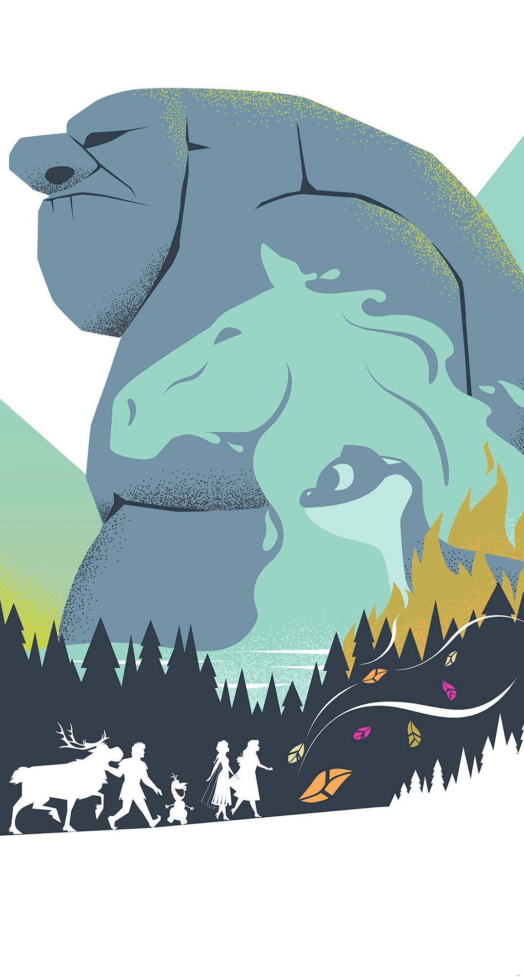 Komar Vliestapete »Digitaldruck Vlies -  Frozen Adventure - Größe 150 x 280 cm« bedruckt glatt Kinderzimmer