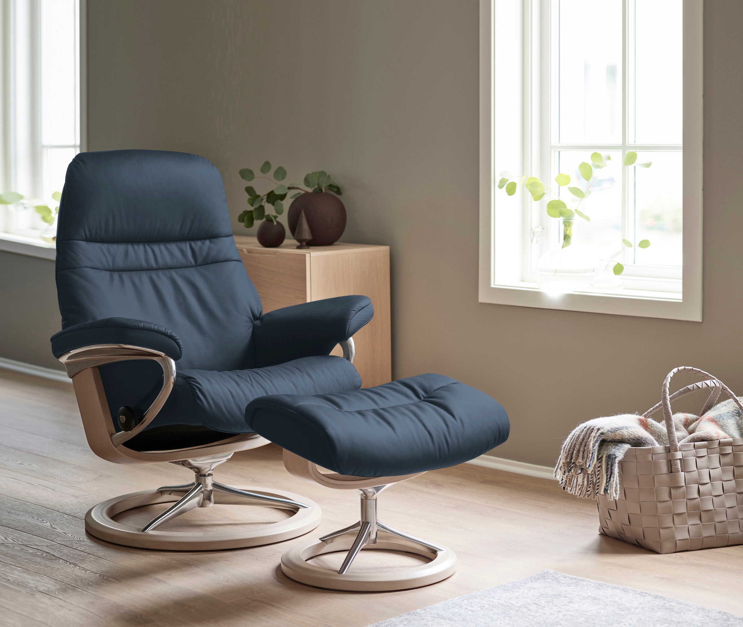 Stressless® Fußhocker »Sunrise«, mit Signature Base, Gestell Wenge