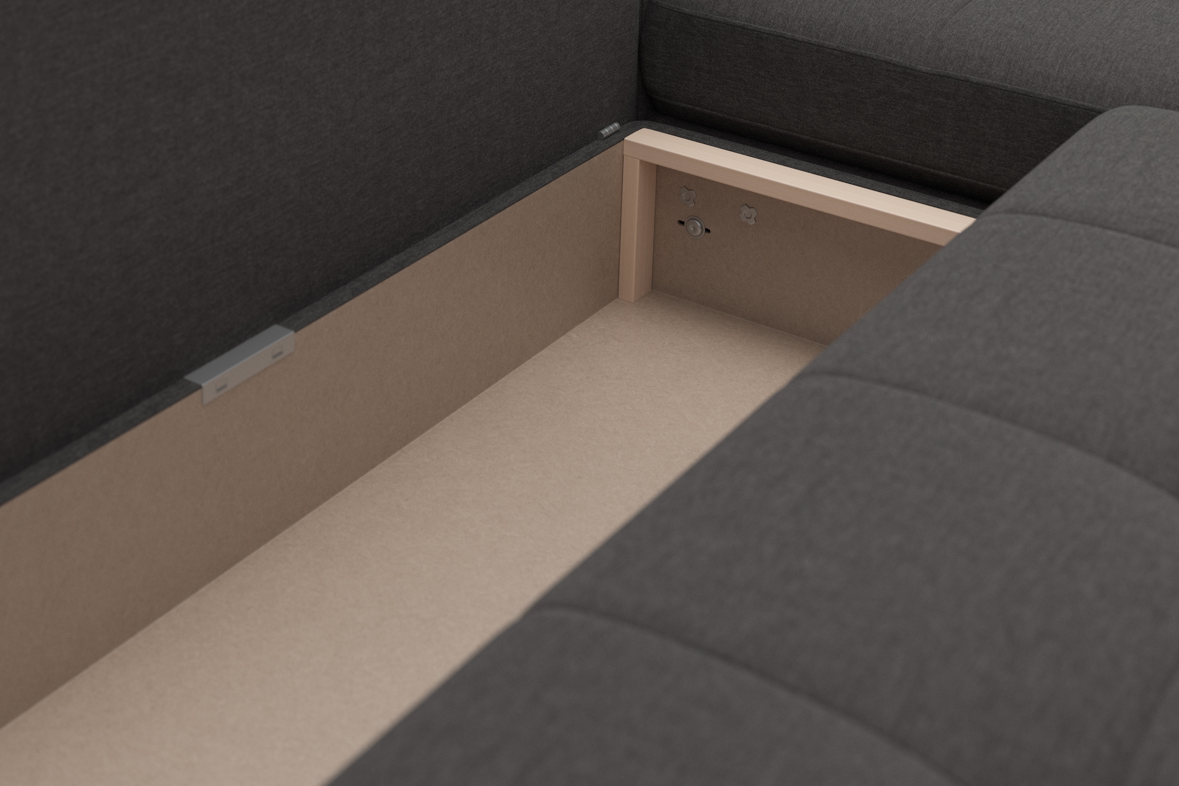 sit&more Ecksofa »Latigo L-Form«, mit Mega-Recamiere, wahlweise mit Bettfunktion und Bettkasten