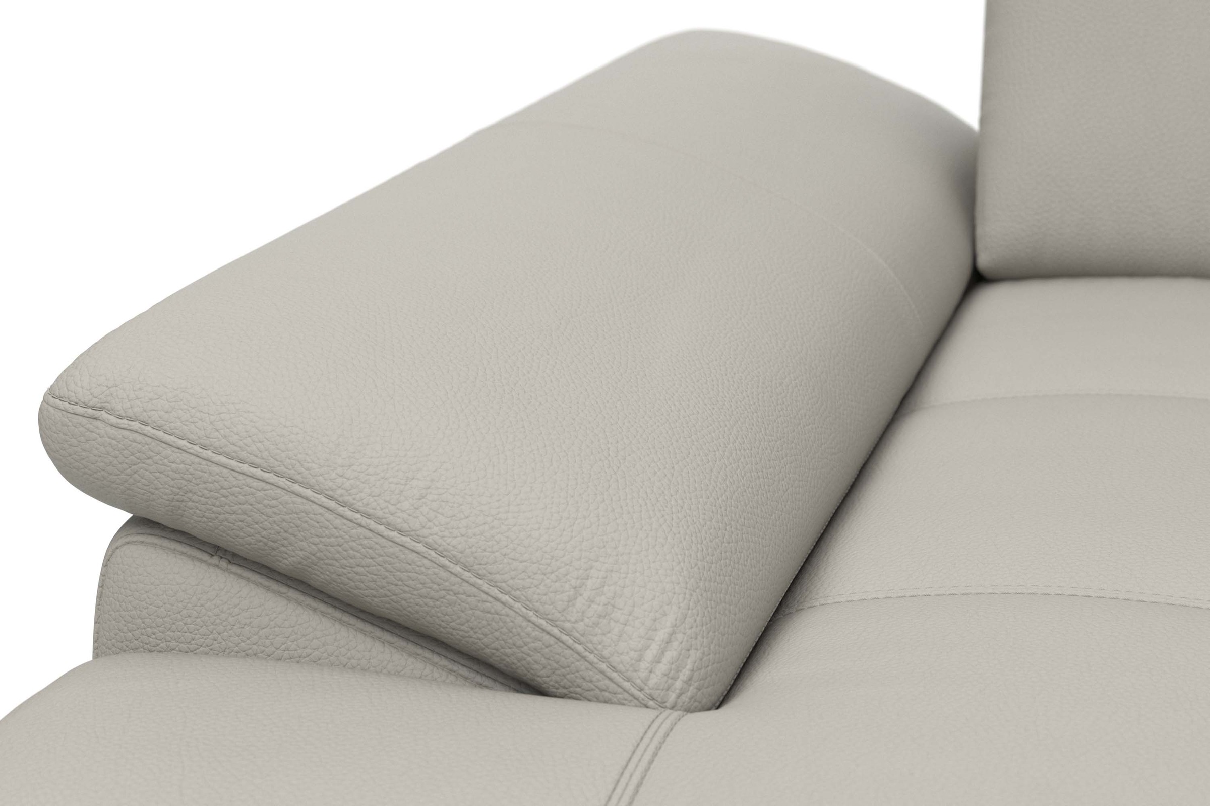 Places of Style Wohnlandschaft »Costello U-Form, mit Sitztiefenverstellung, Armteilverstellung und«, 3 Nierenkissen, optional Bettfunktion und Bettkasten