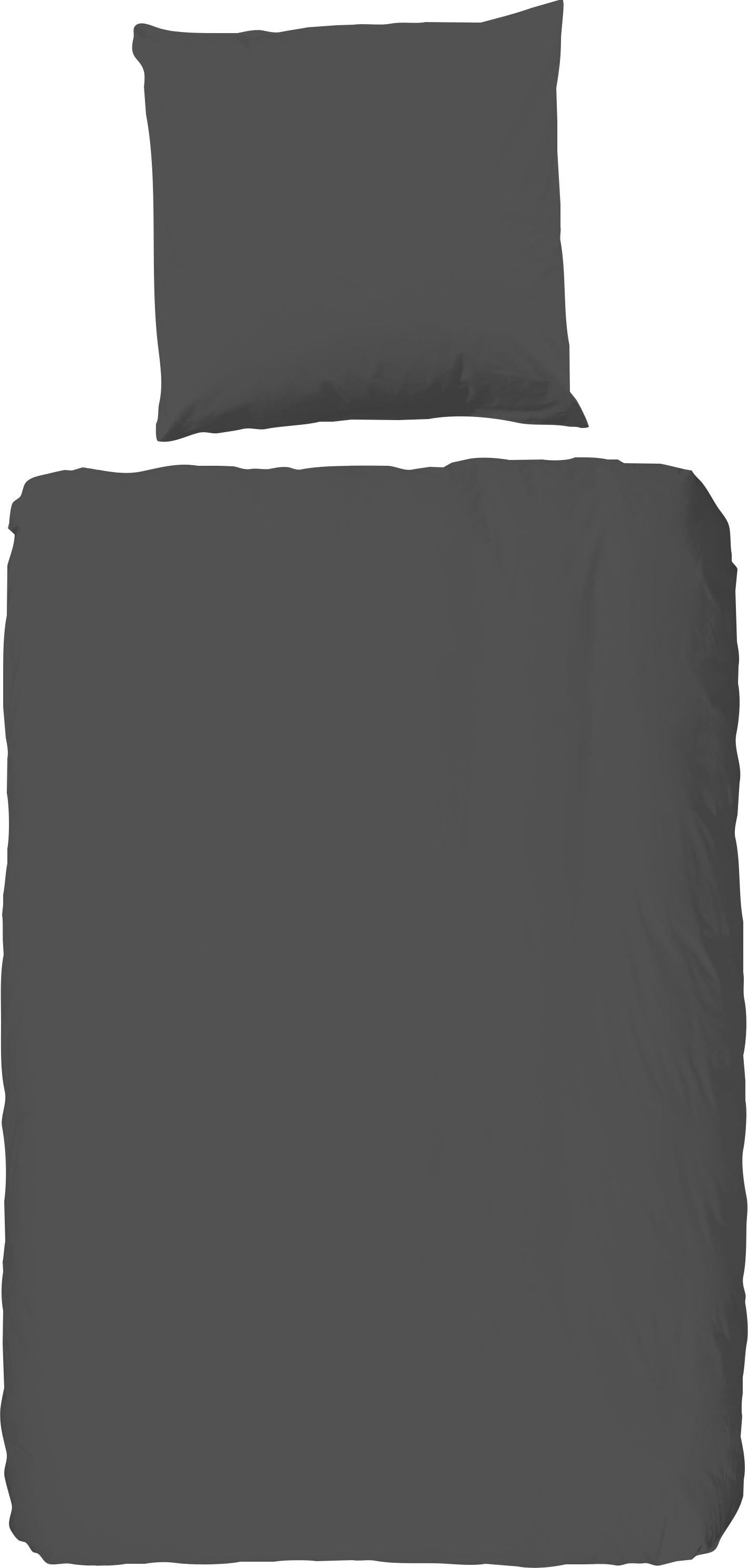 good morning Bettwäsche »Good Morning Uni« 2 Stk. tlg. 100% Baumwolle, Renf günstig online kaufen