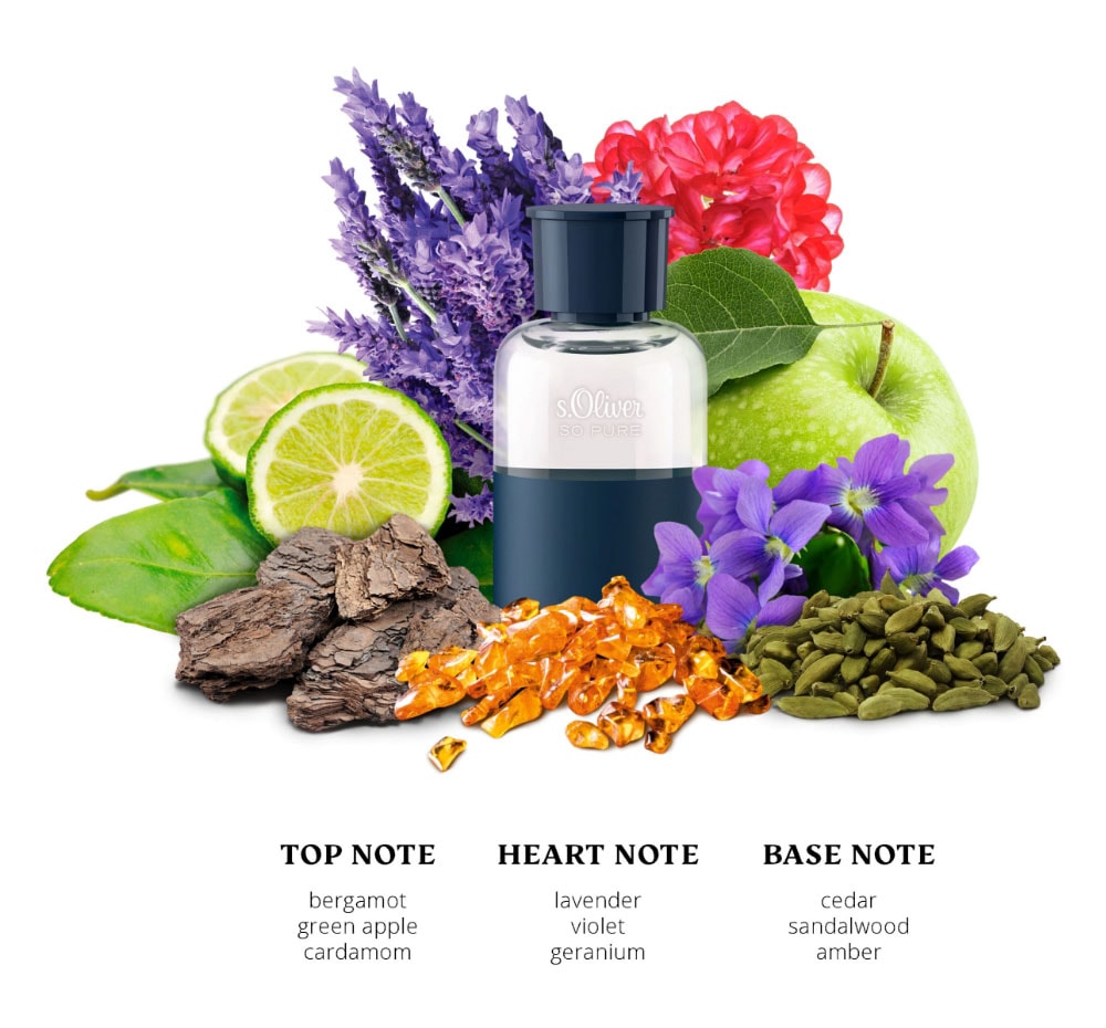s.Oliver Eau de Toilette »s.Oliver So Pure Men EDT NATURAL SPRAY 50 ML«, (Packung, 1 tlg.), mit unaufdringlichem Charakter