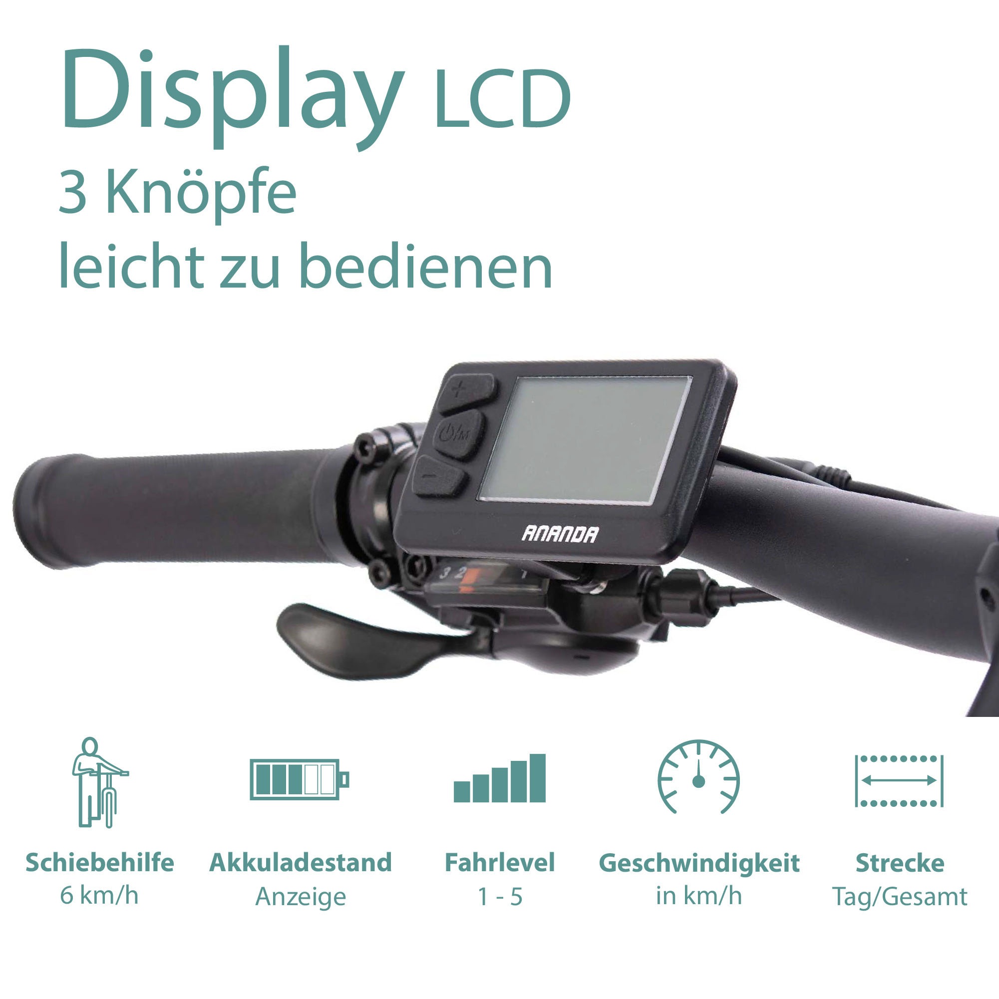 Tretwerk E-Bike »Bolt«, Shimano, Heckmotor 250 W, Pedelec, Elektrofahrrad für Damen u. Herren, MTB