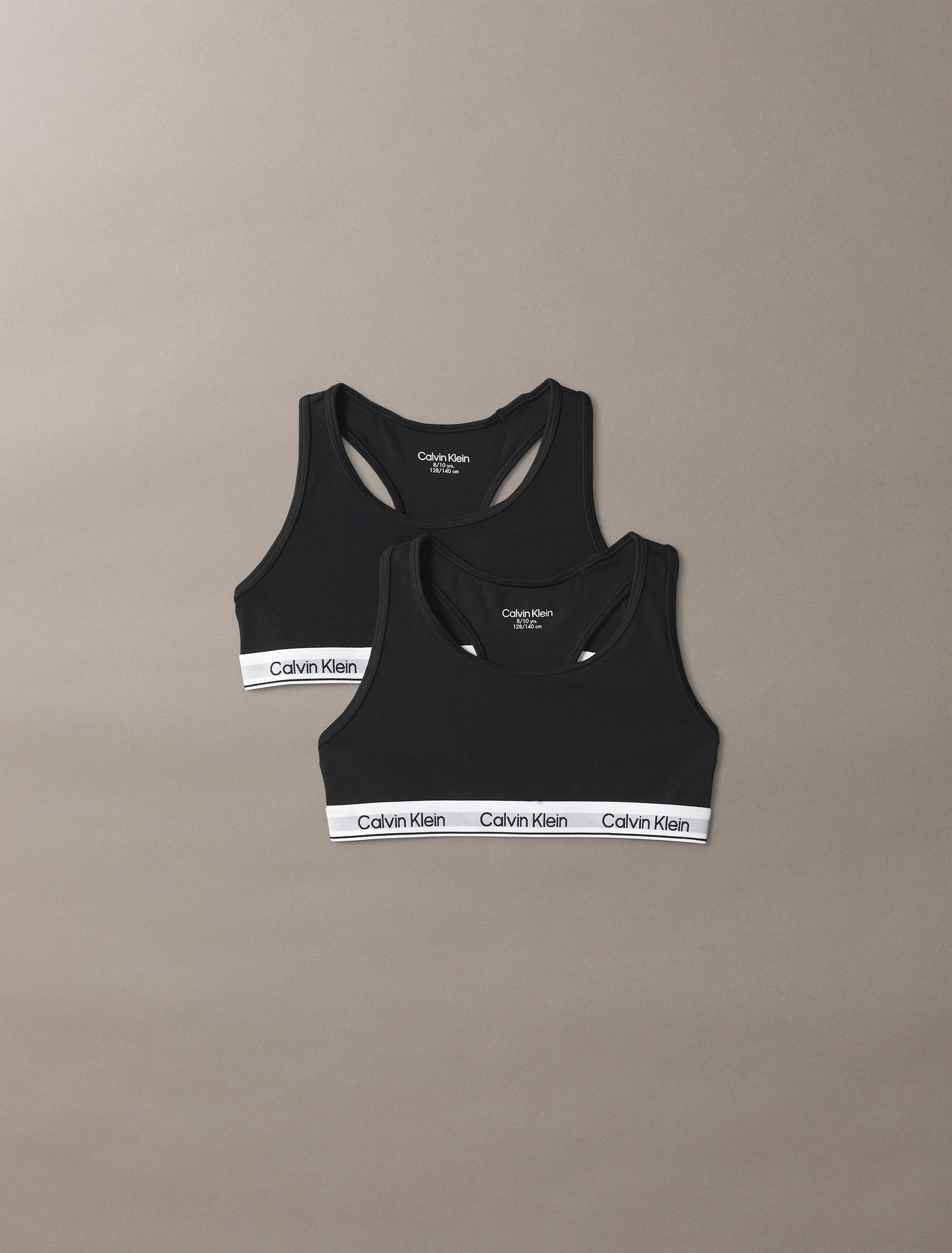 CALVIN KLEIN UNDERWEAR Bralette »2PK BRALETTE« Packung, 2er-Pack, 2 Stk. tlg., mit Logobund schwarz 140/146 - N-Gr N-Gr 140/146 2er-Pack Bralette...