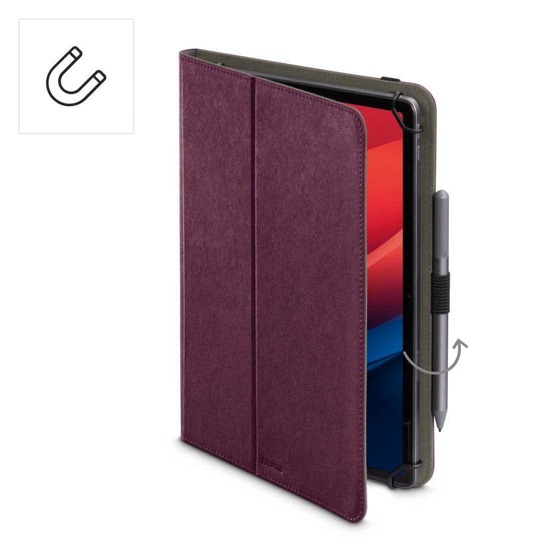 Hama Tablet-Hülle »Schutzhülle &quot;Velvet&quot; für Tablets 24 - 28 cm (9.5 - 11&quot;)« mit Einsteckfächer, universell