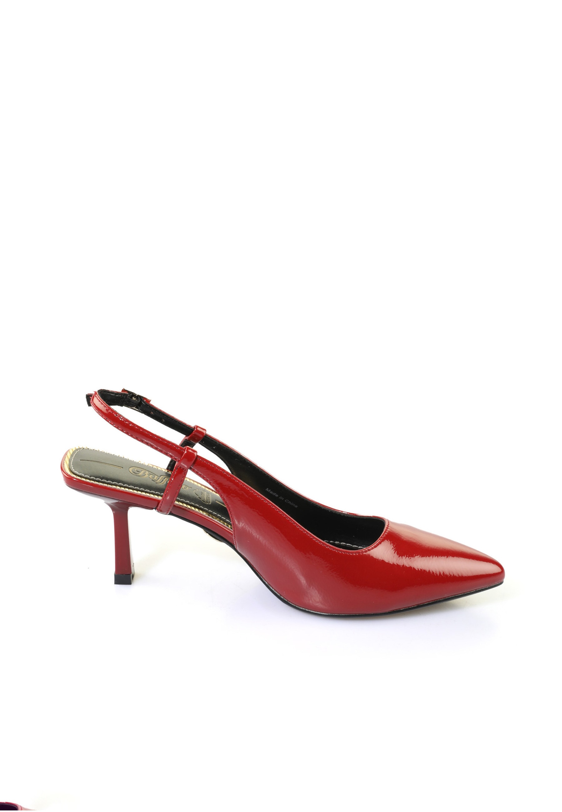 Buffalo High-Heel-Pumps »Buffalo Sling Back- Vegan Patent«