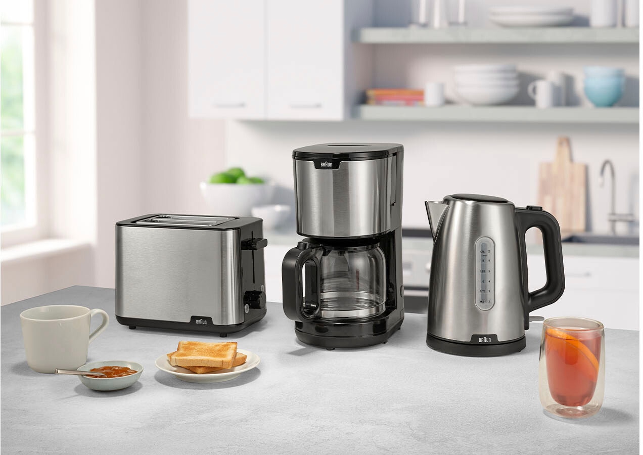 Braun Filterkaffeemaschine »PurShine KF1500 BK«, 1,7 l Kaffeekanne, Papierfilter