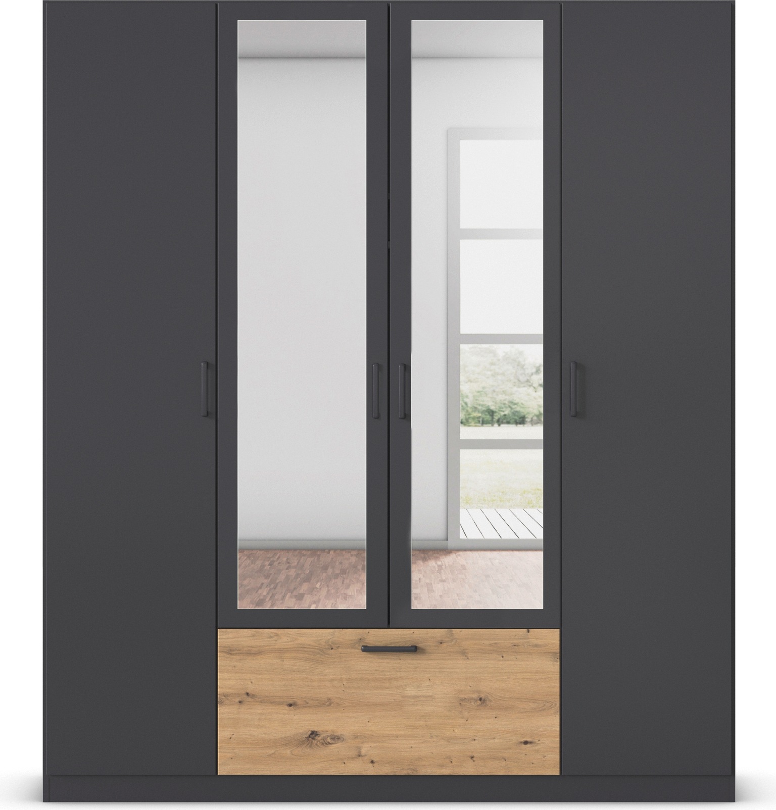 rauch Drehtürenschrank »Kleiderschrank Schrank Garderobe Wäscheschrank BARI günstig online kaufen