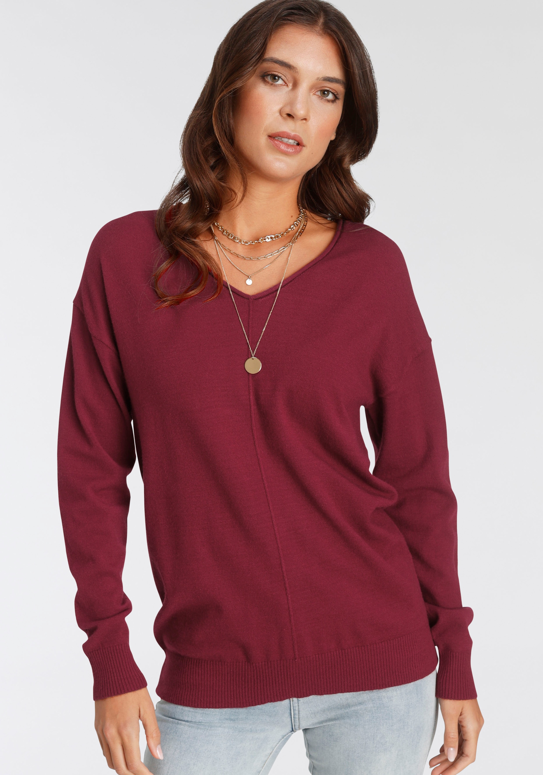 Laura Scott V-Ausschnitt-Pullover kaufen