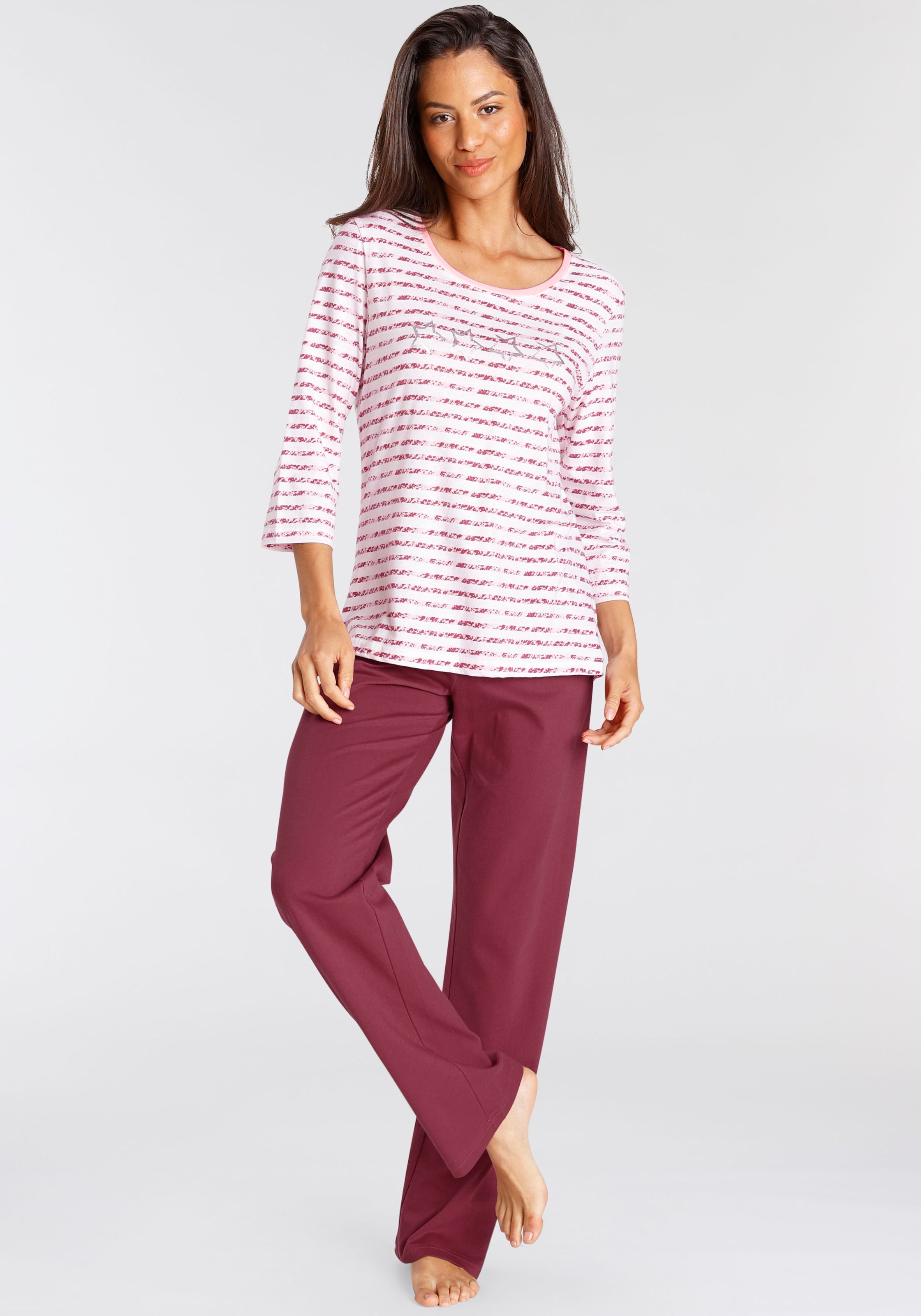 Vivance Dreams Pyjama, (2 tlg.)