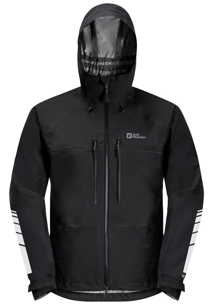 Jack Wolfskin Fahrradjacke »MOROBBIA 3L JKT M«, mit Kapuze