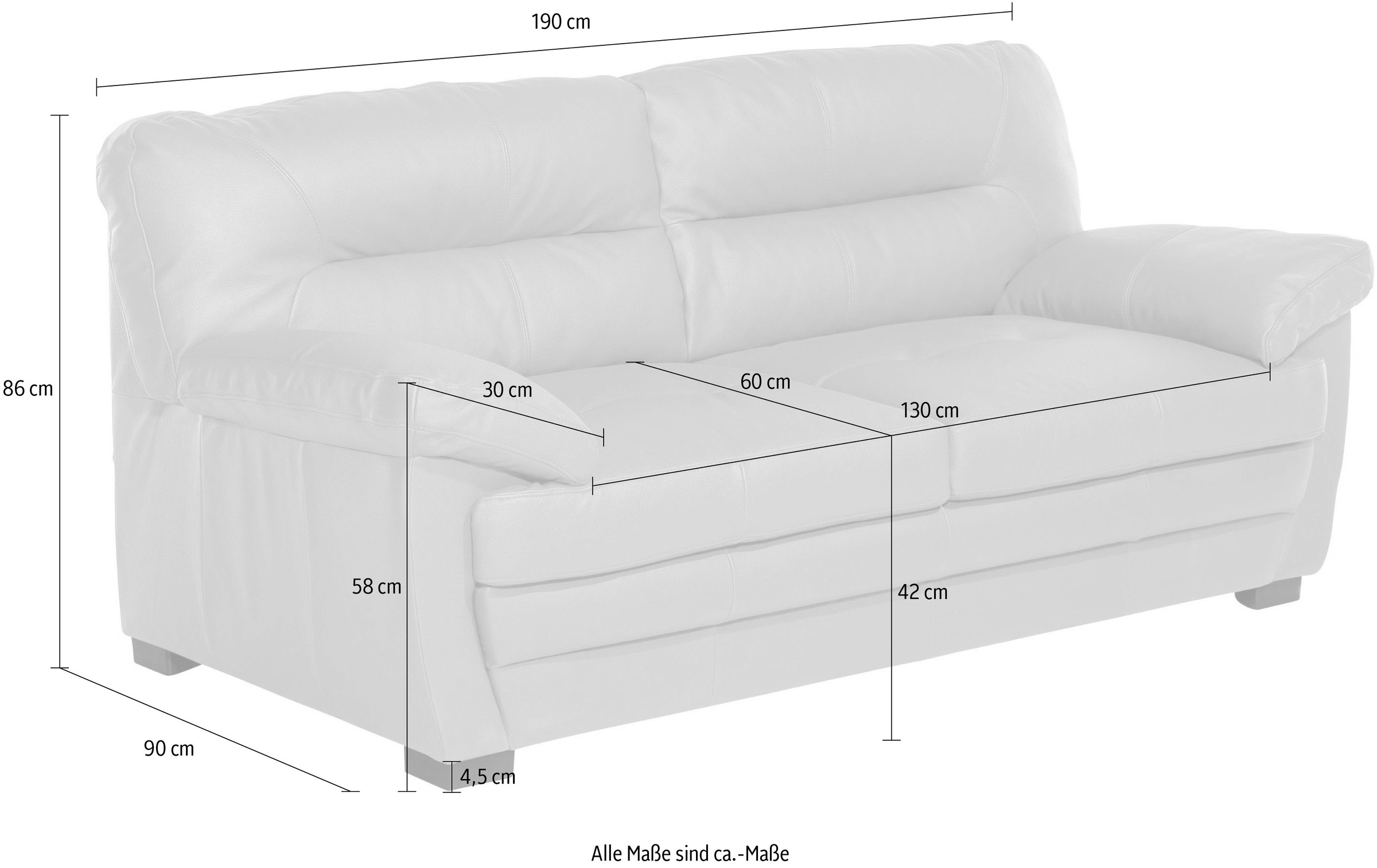 COTTA 2,5-Sitzer »Royale«