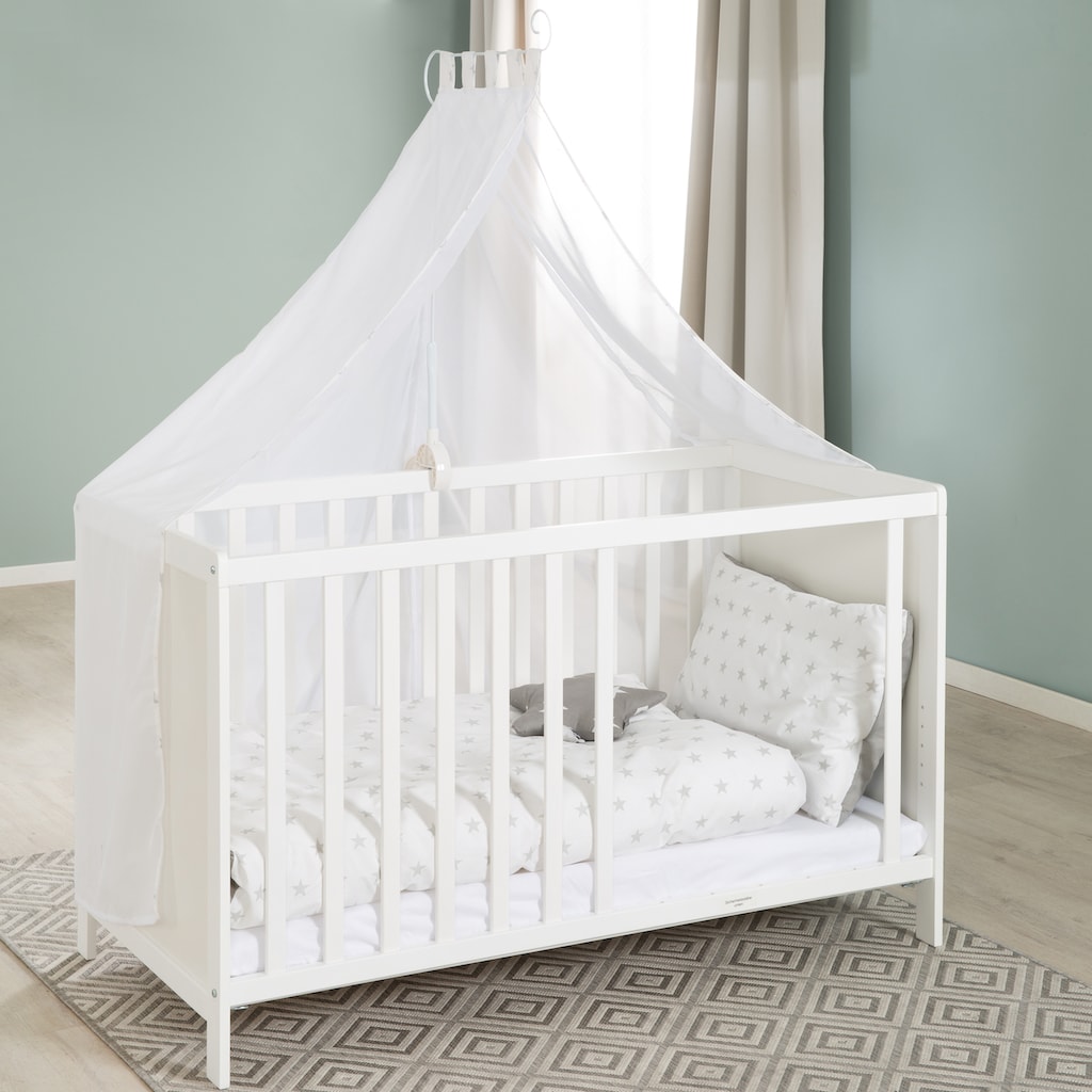 roba® Babybett »Multifunktionsbett mit Beistellfunktion«, (8 tlg.)