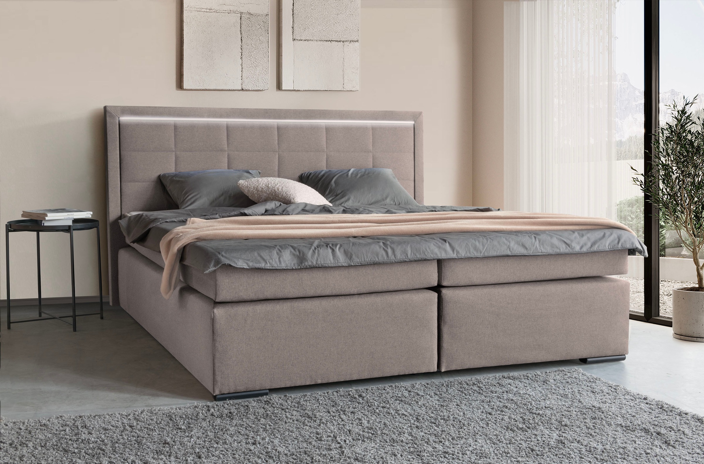 COLLECTION AB Boxspringbett »30 Jahre Jubiläums-Modell Athena«, in H2,H3 & günstig online kaufen