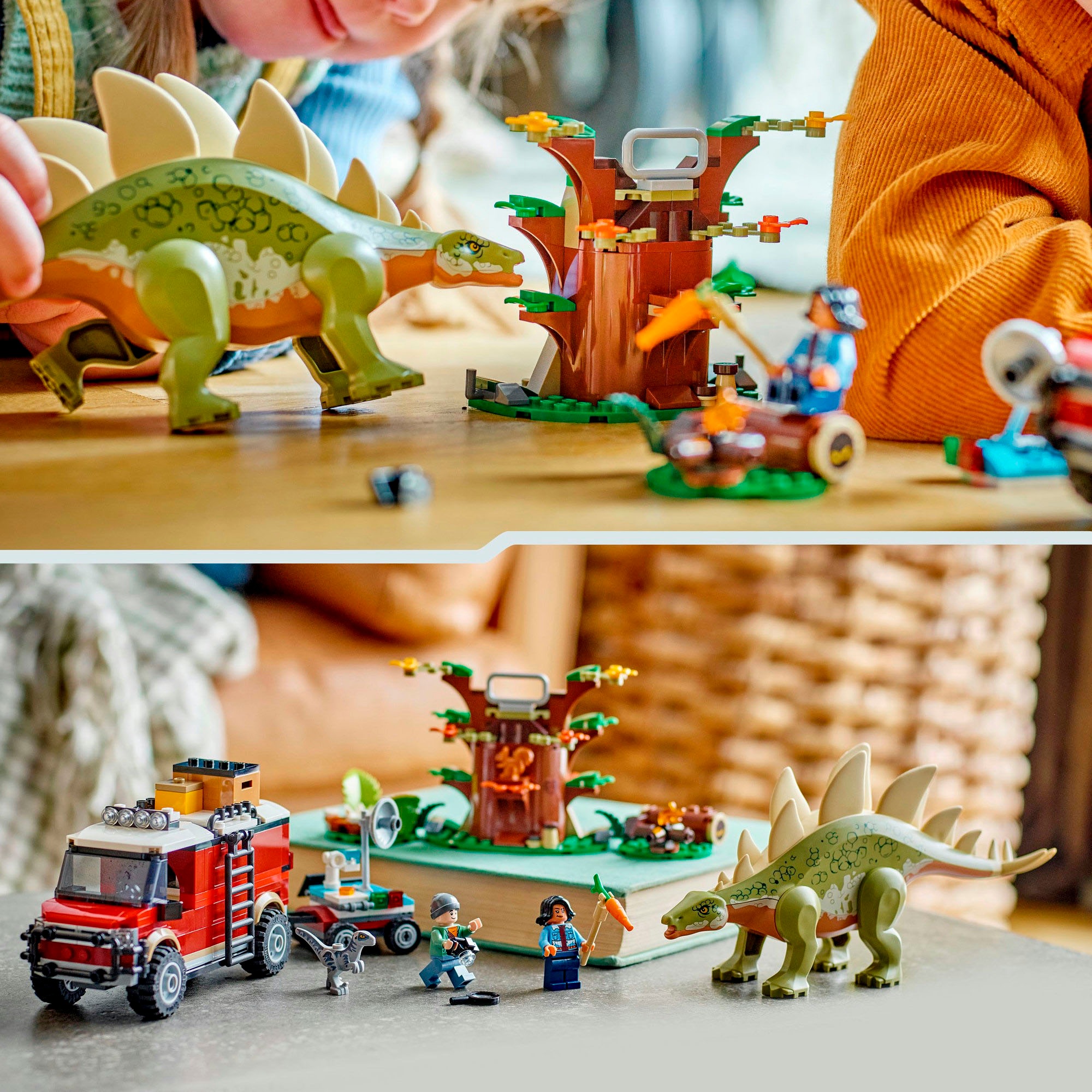 LEGO® Konstruktionsspielsteine »Dinosaurier-Missionen: Entdeckung des Stegosaurus (76965)«, (420 St.), LEGO Jurassic World; Made in Europe