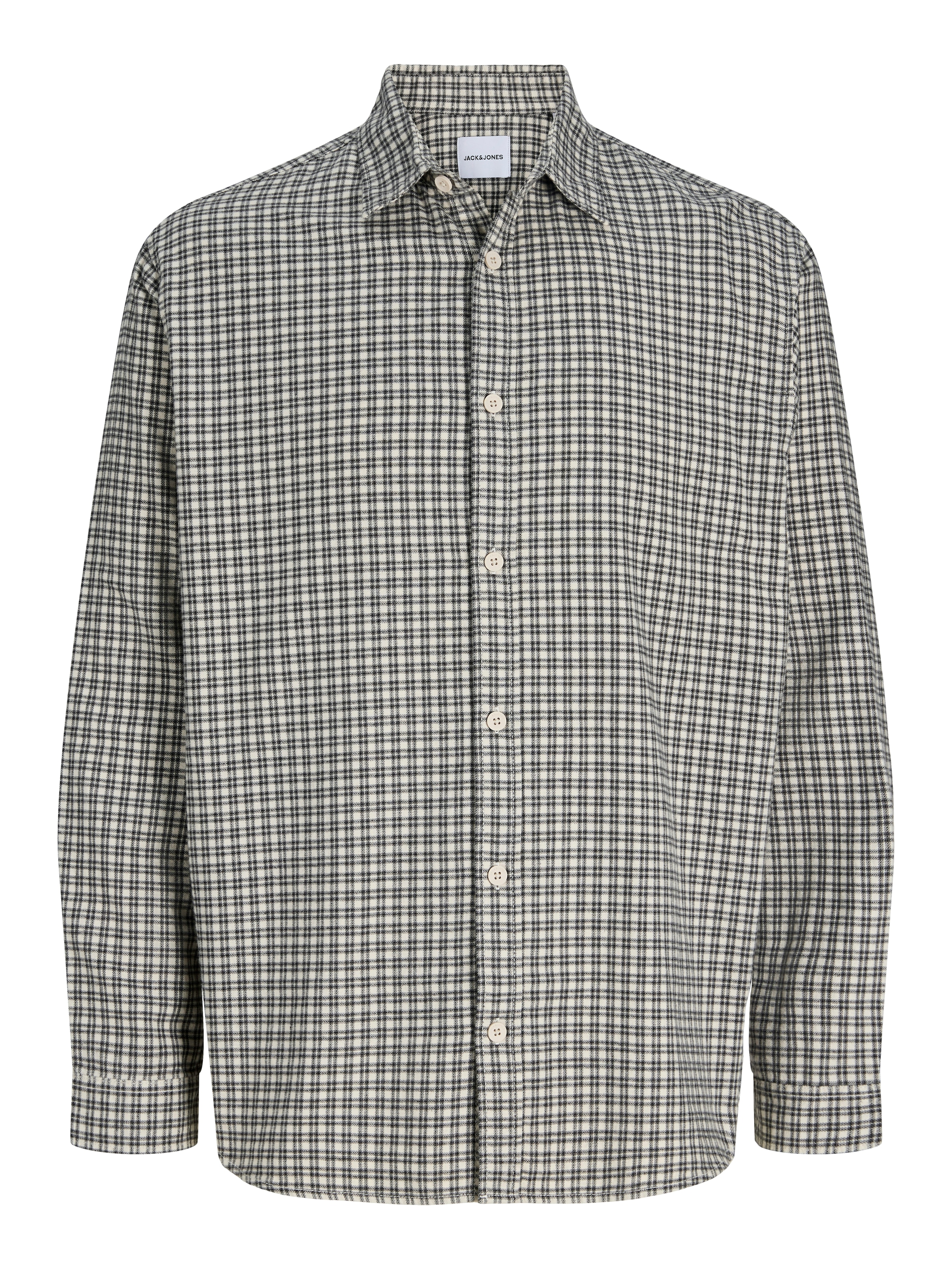 Jack & Jones Langarmhemd »JJCARTER CHECK SHIRT LS SN« Baumwolle, relaxed fit