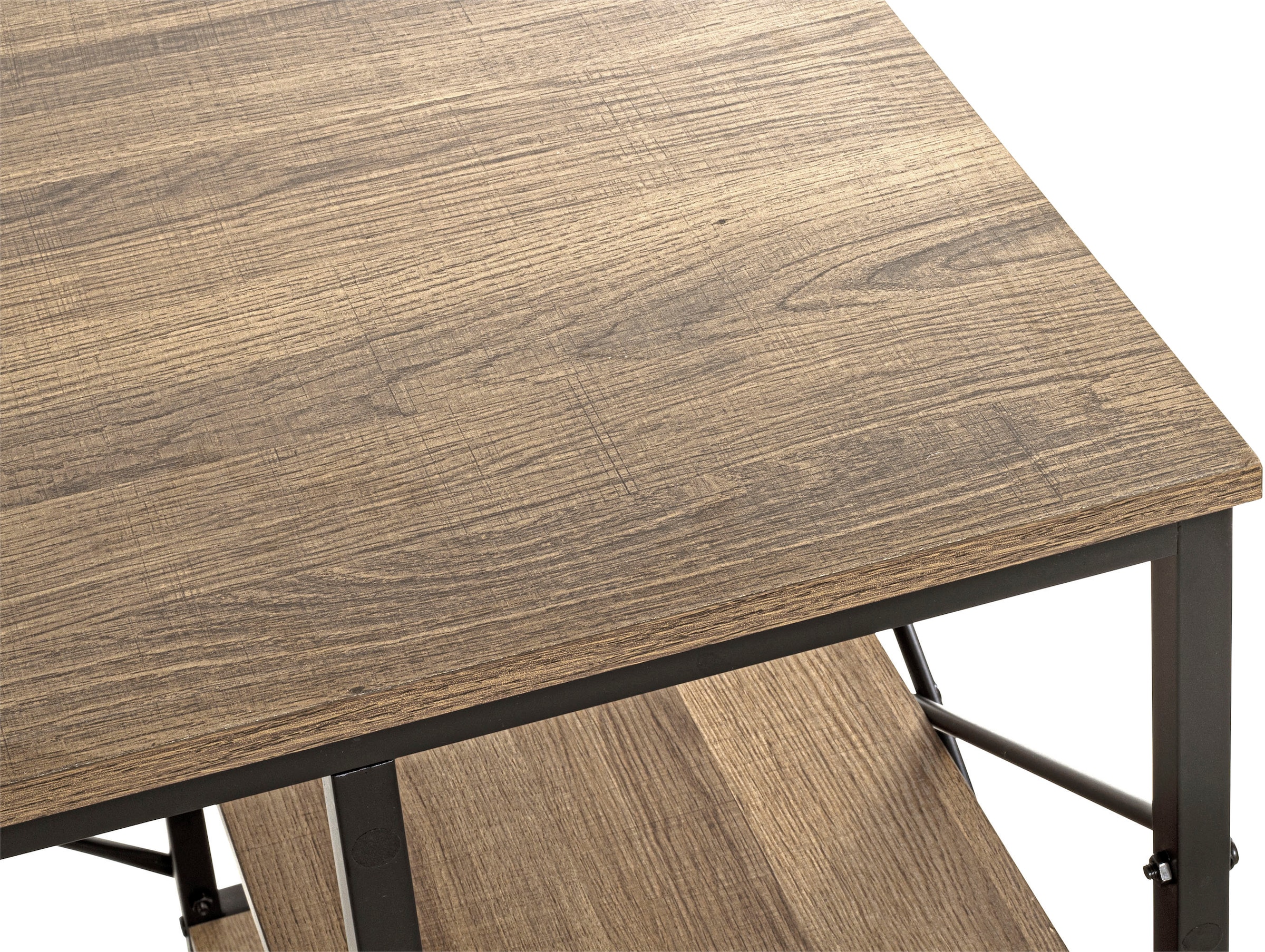 HAKU Schreibtisch »Arbeitstisch, Bürotisch« 1 Stk. tlg. rechteckig - aus Holzwerkstoff Braun B/T/H 120/60/74 cm