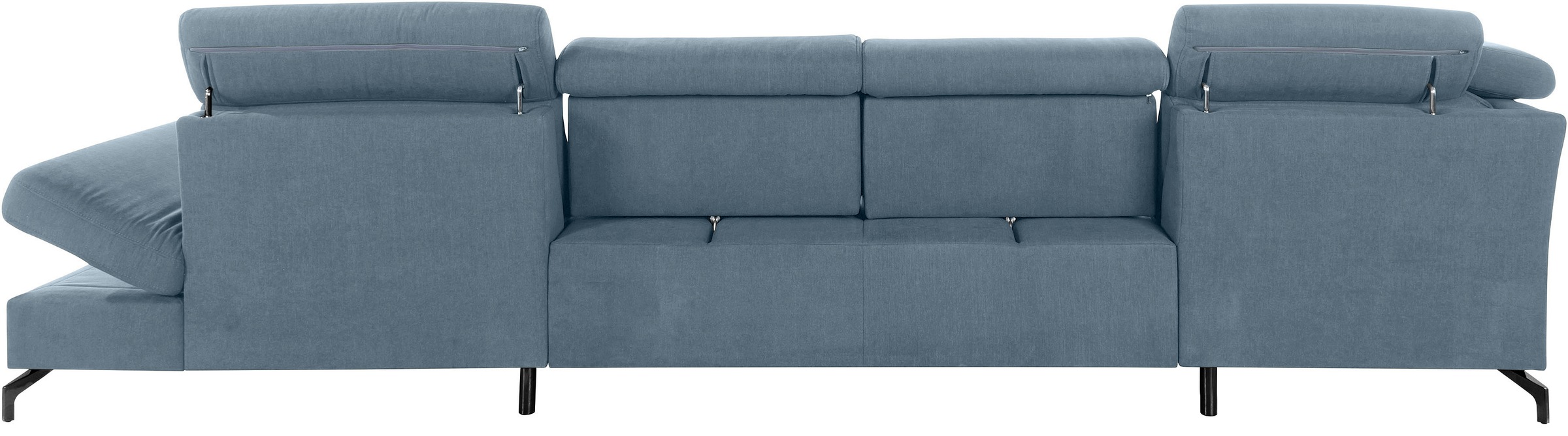 sit&more Wohnlandschaft »Brisbane U-Form«, Fußhöhe 12 cm, inklusive Sitztiefen-, Armteil- und Kopfteilverstellung