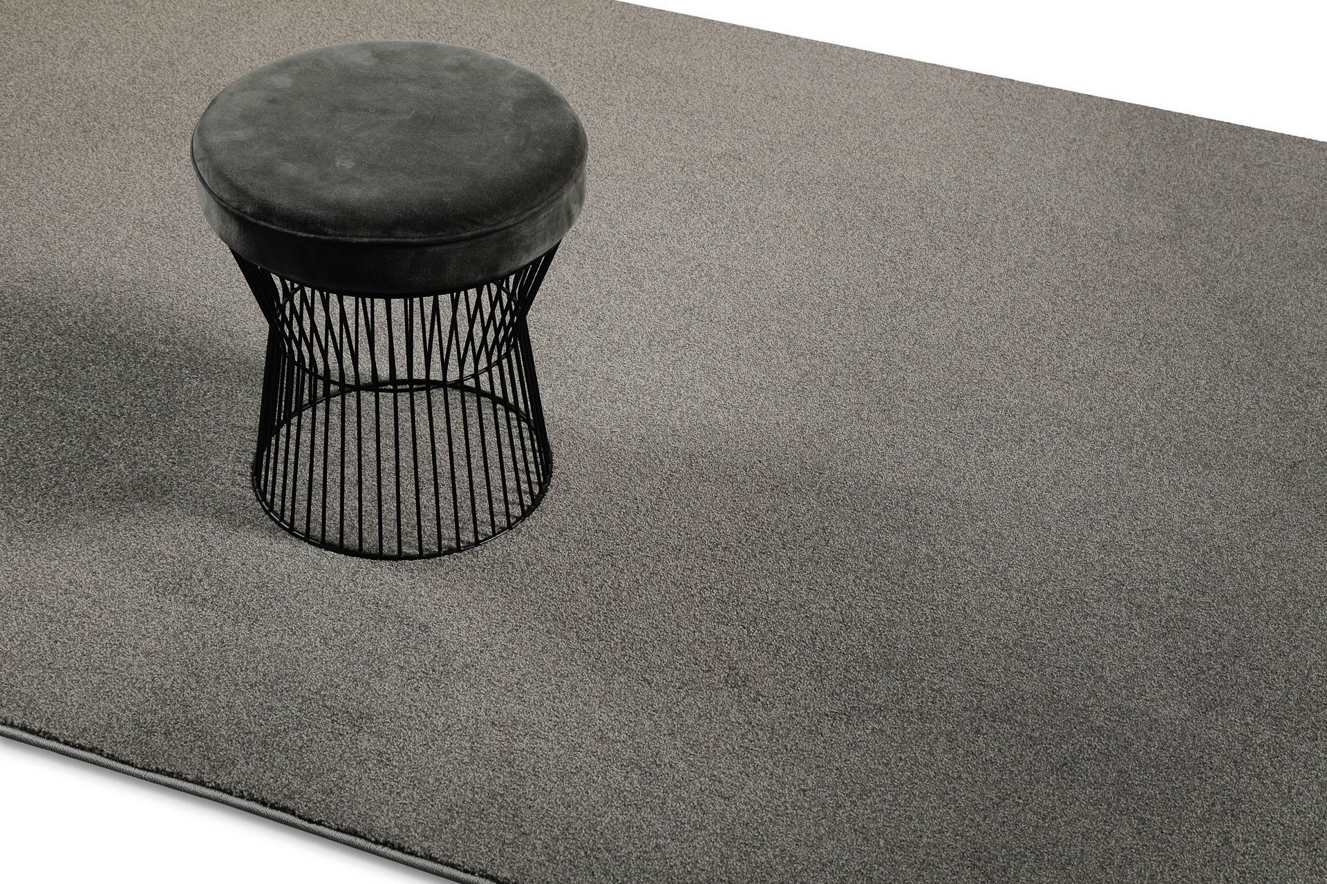 Wecon home Teppich »Tim« rechteckig 12 mm Höhe einfarbig, meliert, modern, pflegeleicht, Wohnzimmer, Schlafzimmer